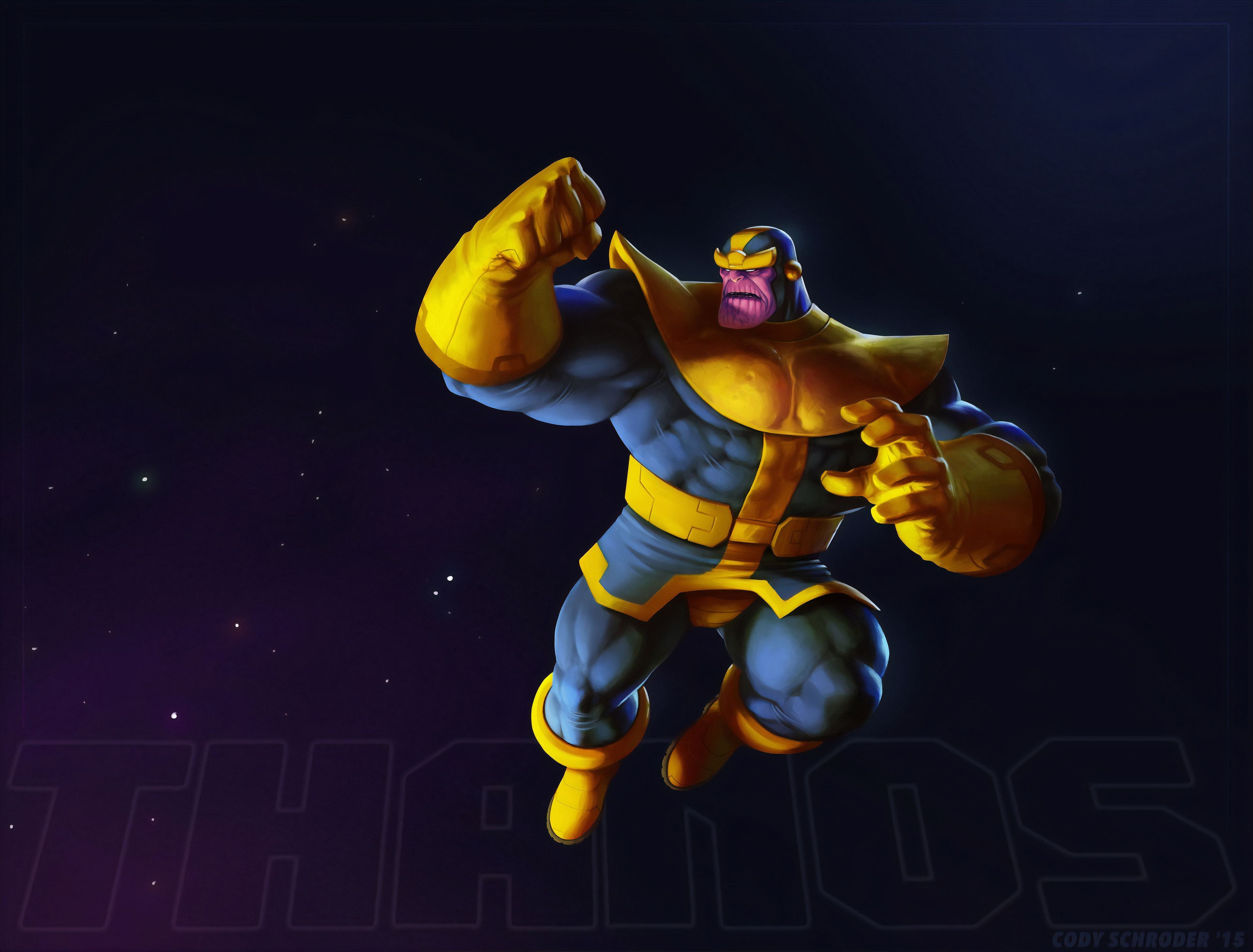 Handy-Wallpaper Comics, Thanos kostenlos herunterladen.