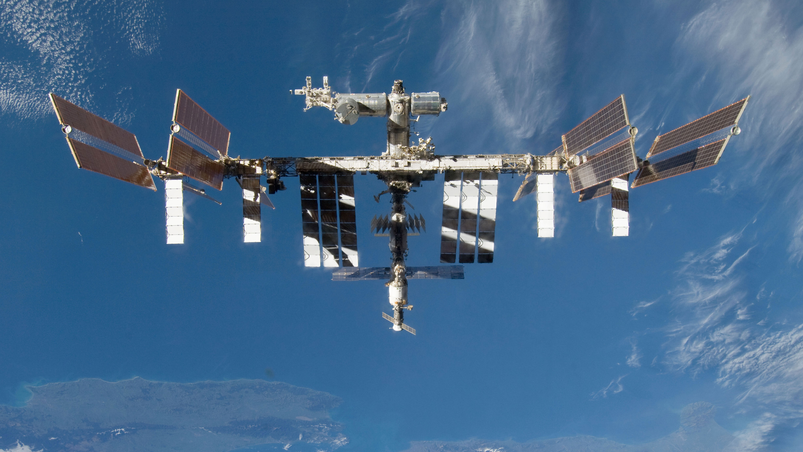 Baixar papel de parede para celular de Feito Pelo Homem, Estação Espacial Internacional gratuito.