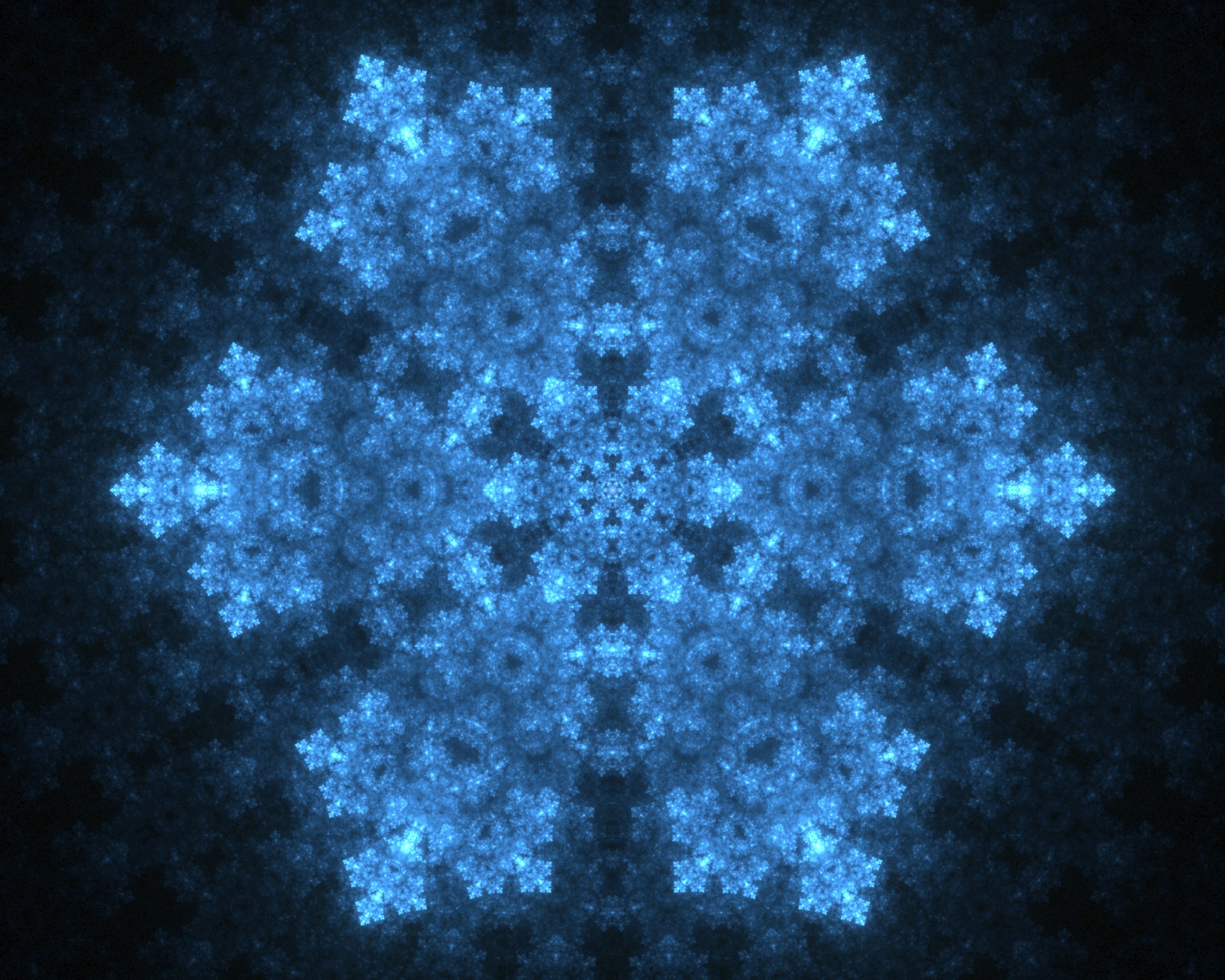Download mobile wallpaper Snowflake, Pattern, Abstract for free.