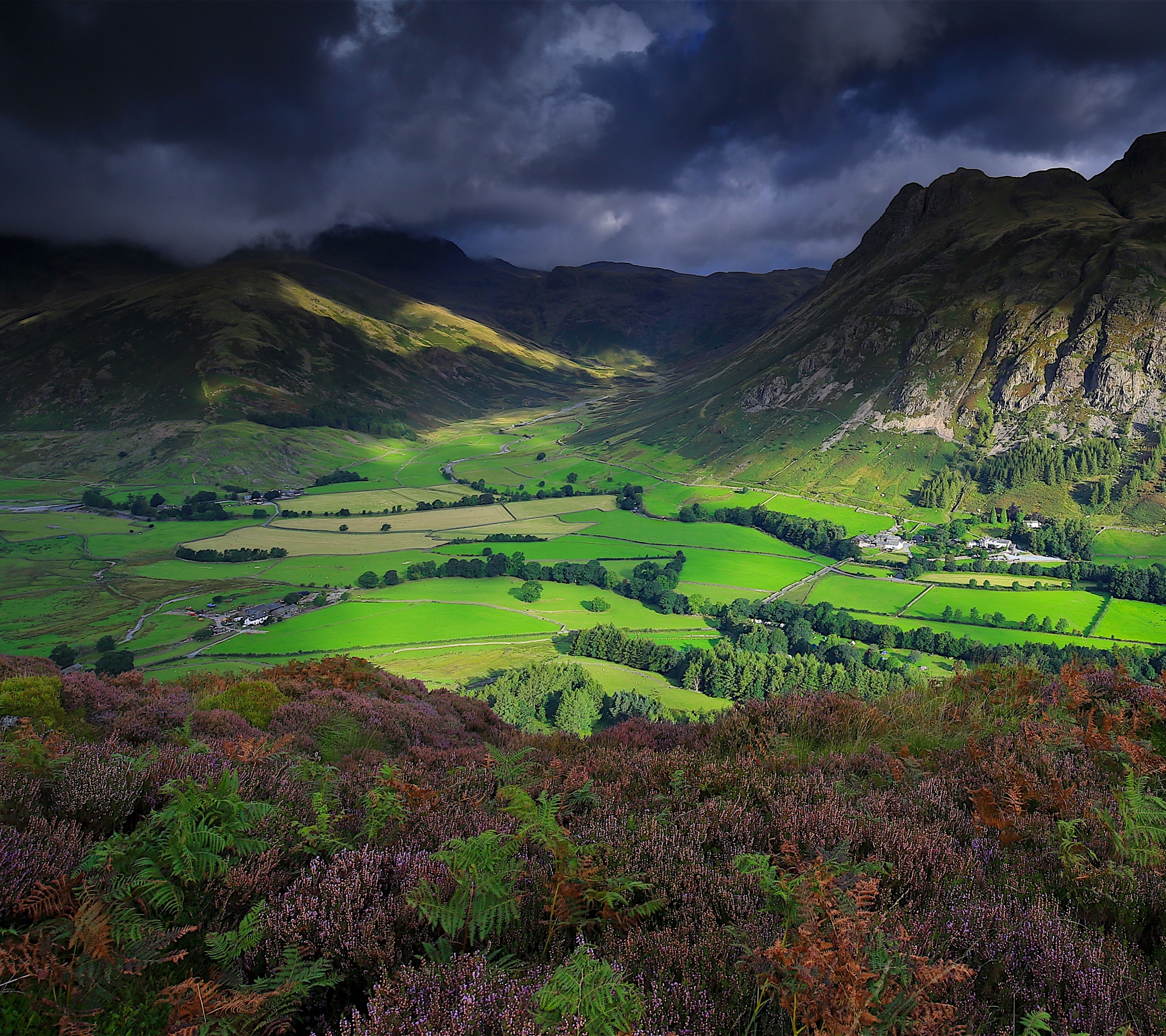 Free download wallpaper Landscape, Mountain, Forest, Earth, Valley, England on your PC desktop