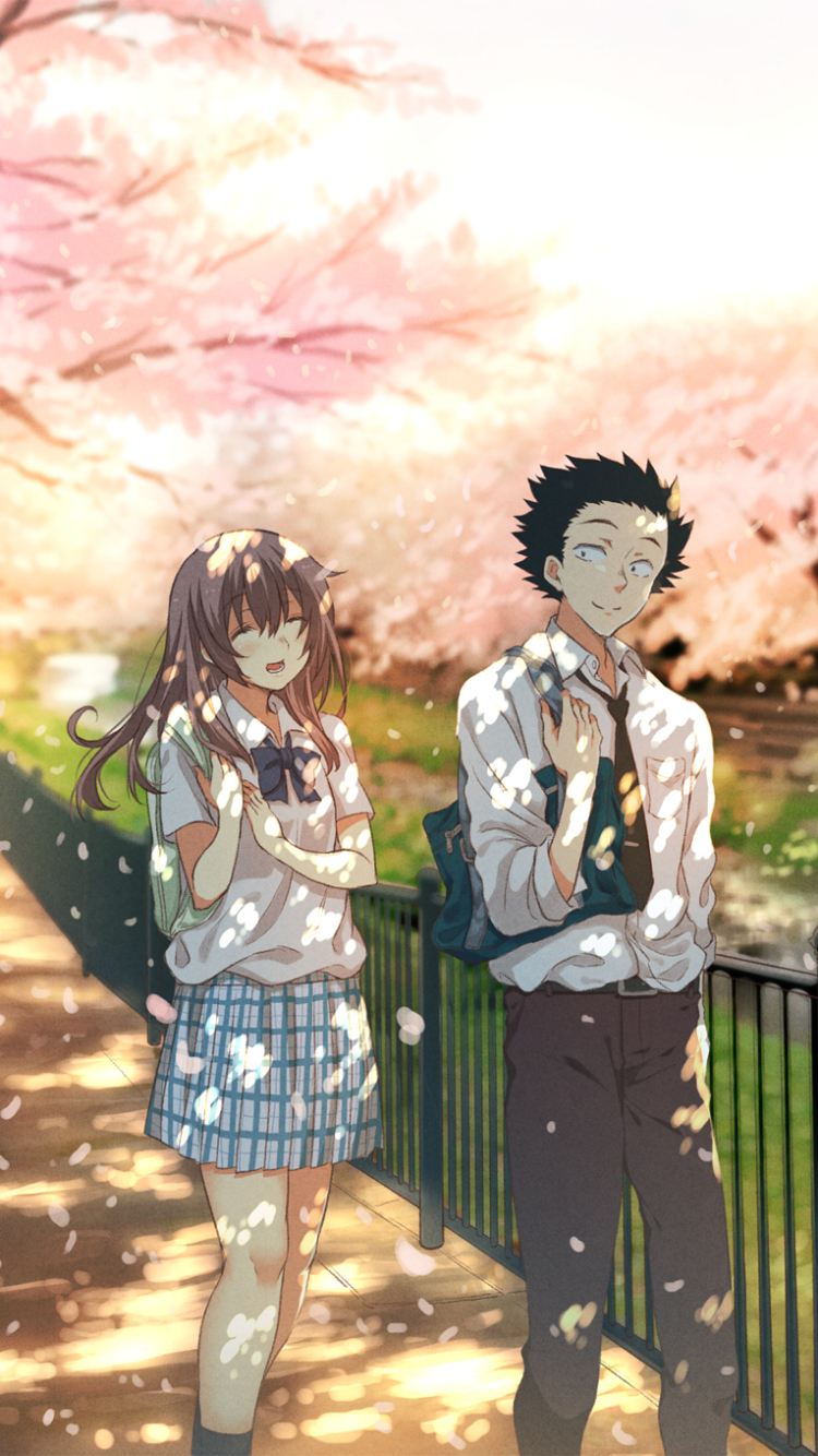 Baixar papel de parede para celular de Anime, Shouko Nishimiya, Shouya Ishida, Koe No Katachi gratuito.