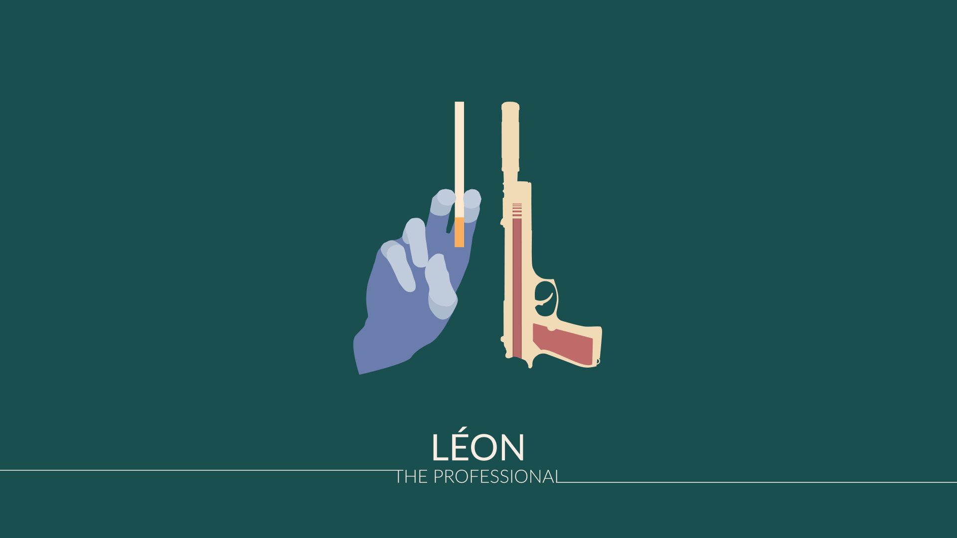 leon: the professional, movie, minimalist