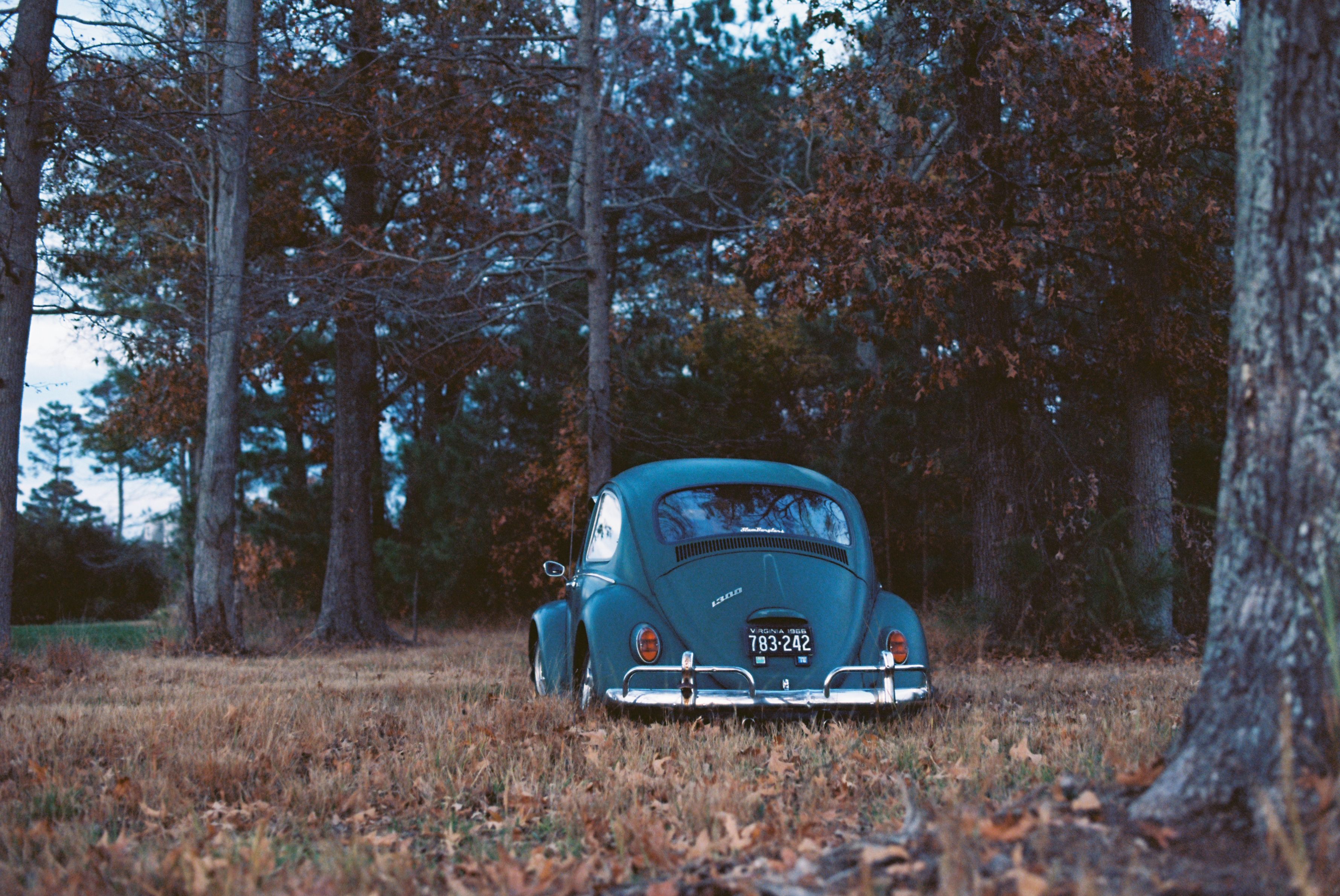 Download mobile wallpaper Landscape, Volkswagen, Car, Vintage, Vehicles for free.