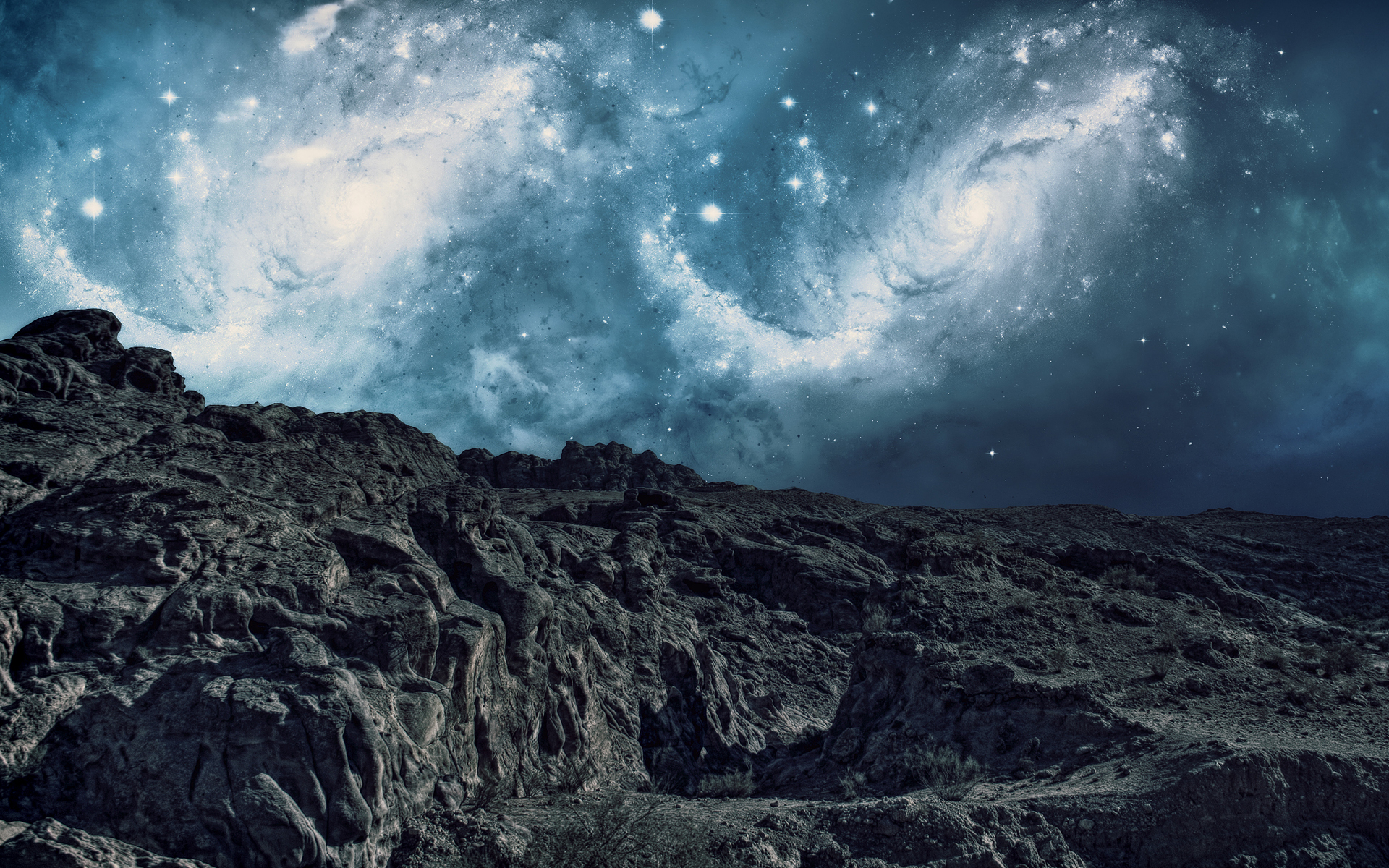 Handy-Wallpaper Landschaft, Science Fiction kostenlos herunterladen.