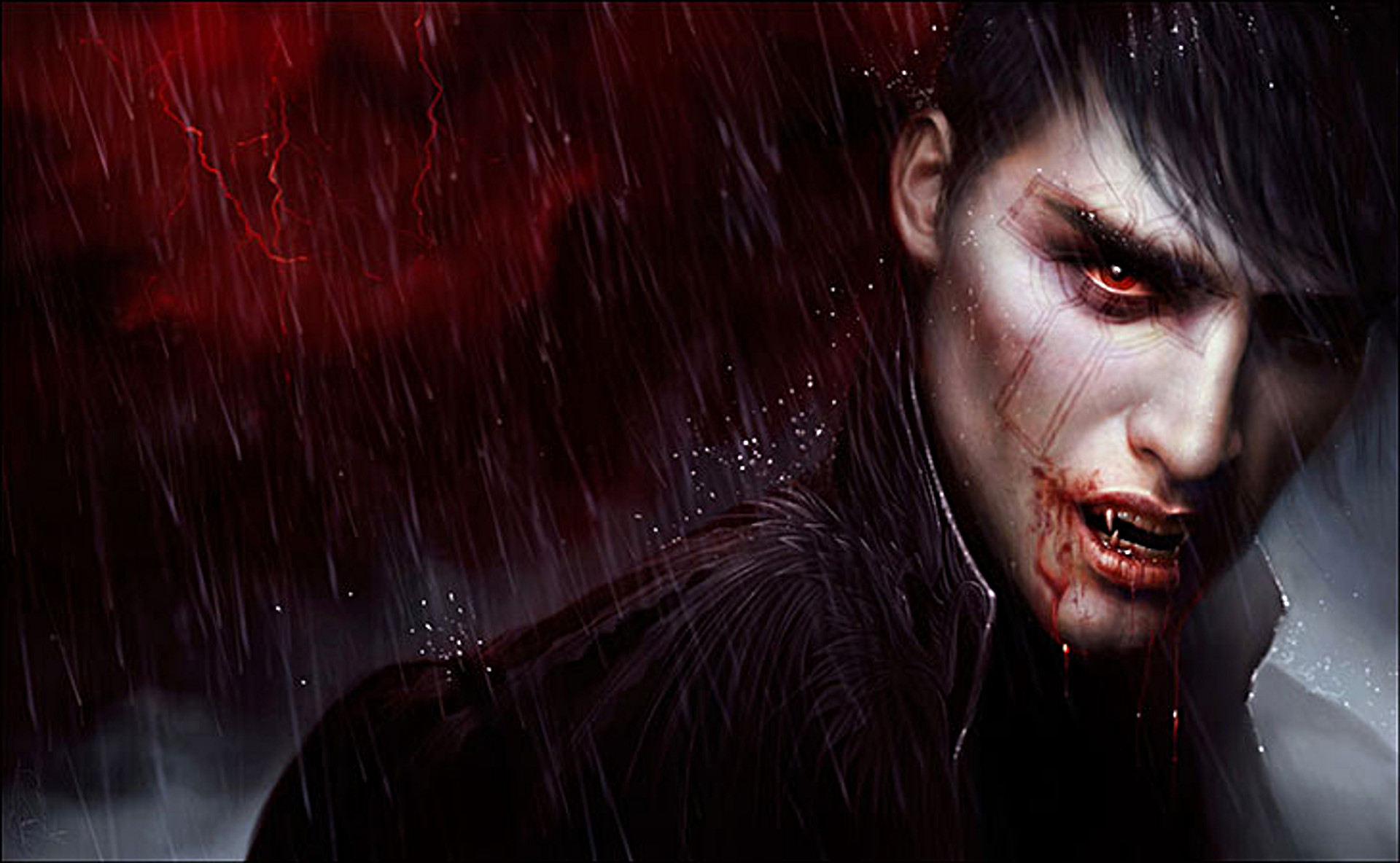 Laden Sie das Düster, Vampir-Bild kostenlos auf Ihren PC-Desktop herunter