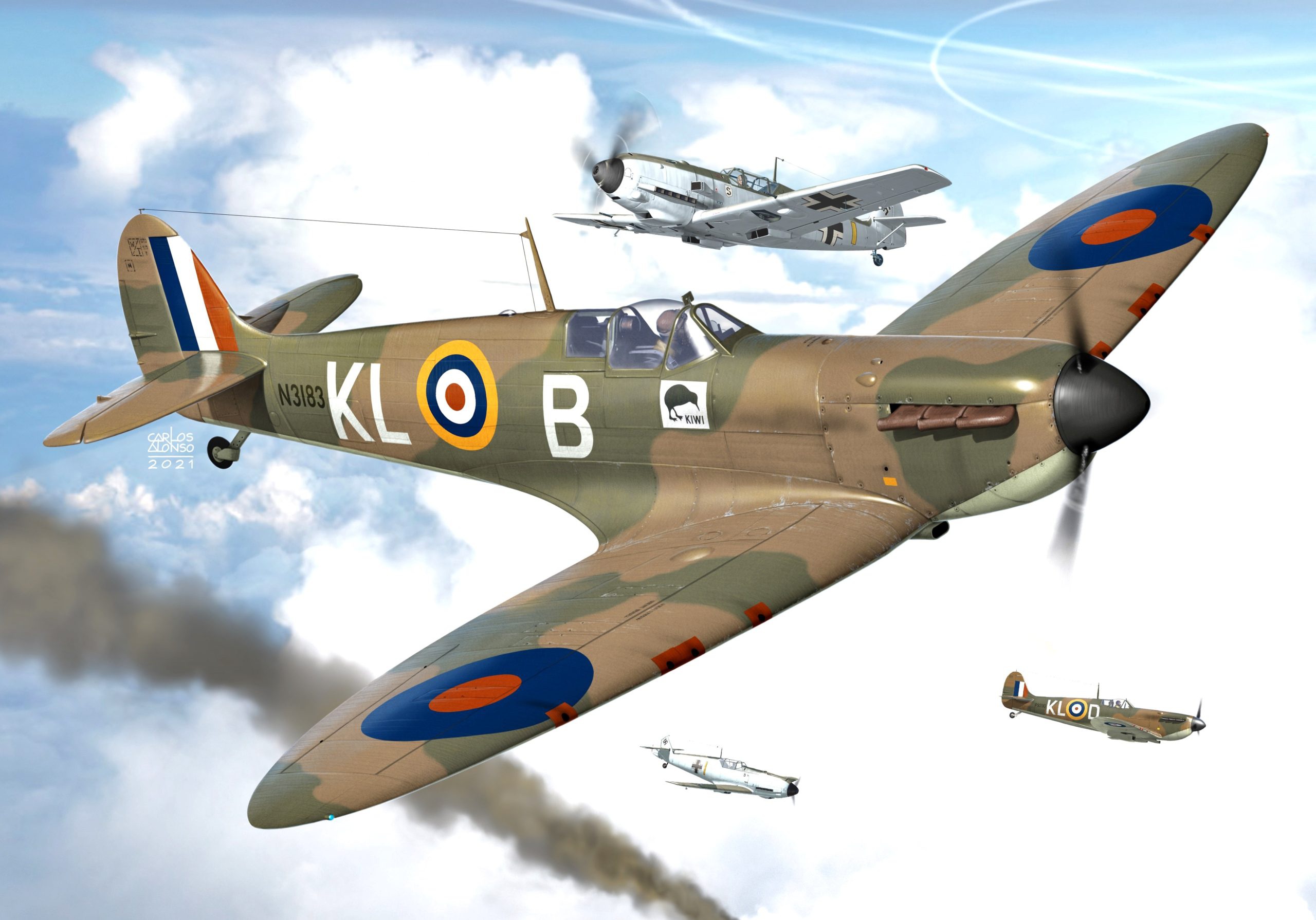 Téléchargez des papiers peints mobile Militaire, Avion De Guerre, Supermarine Spitfire, Avions Militaires gratuitement.