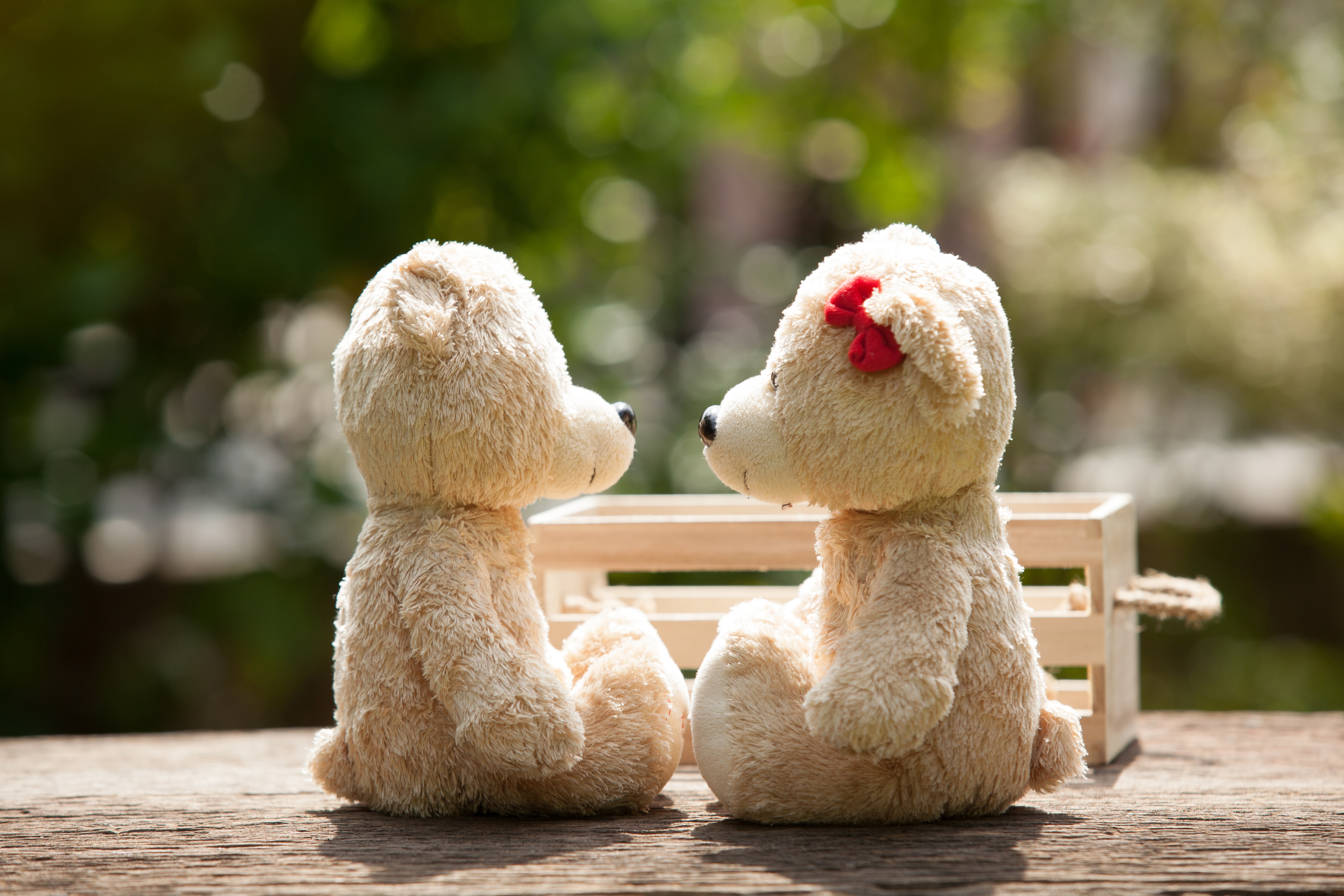 Download mobile wallpaper Love, Teddy Bear, Man Made, Stuffed Animal, Depth Of Field for free.