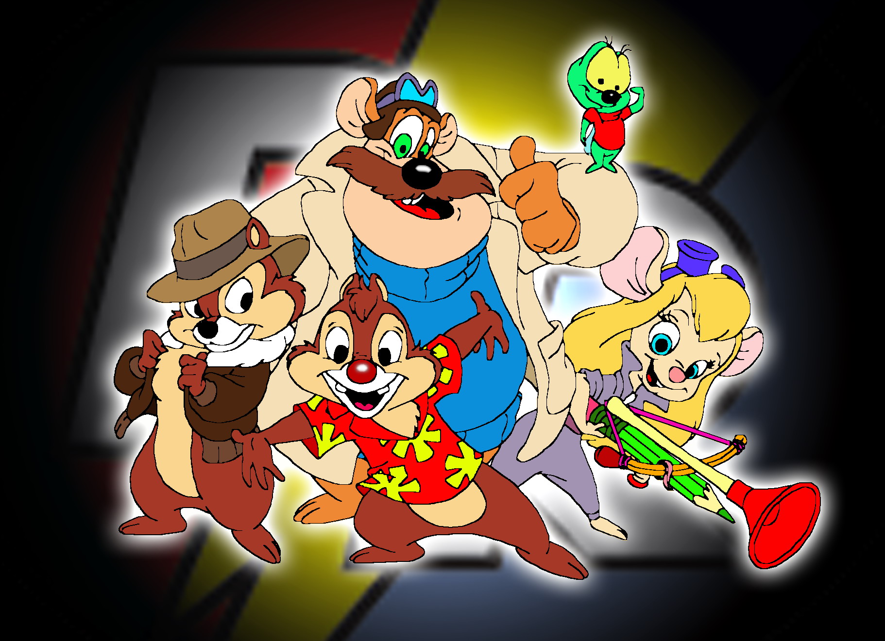 tv show, chip 'n dale: rescue rangers, chip and dale