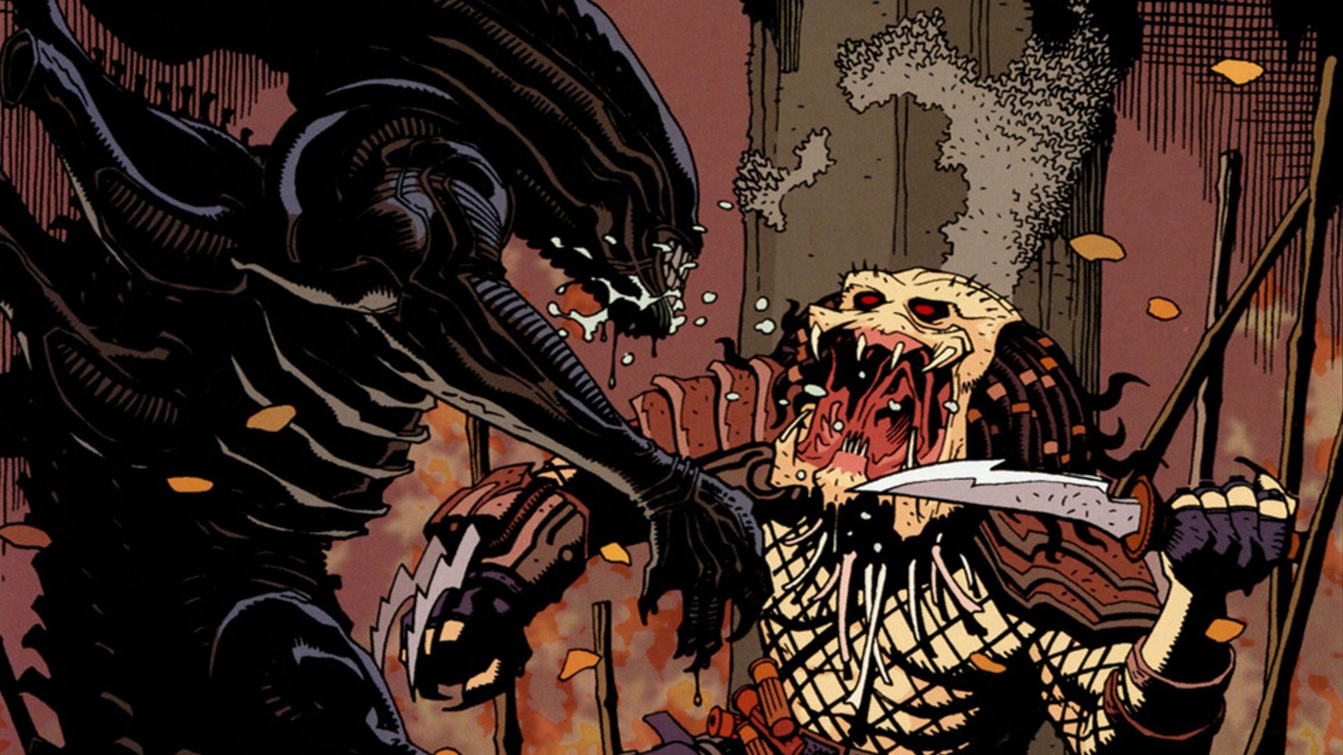 Download mobile wallpaper Aliens Vs Predator, Predator, Comics for free.