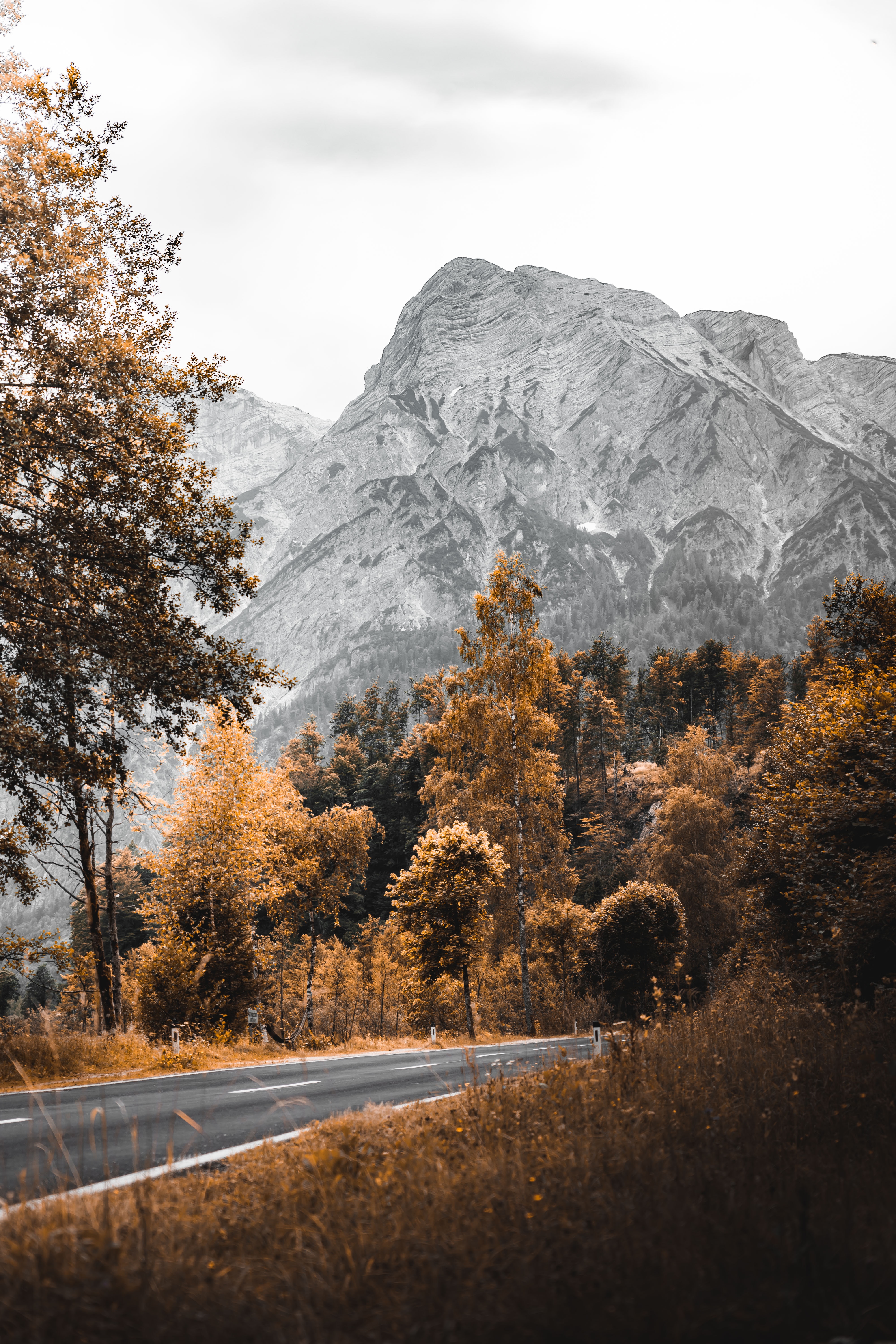 Free download wallpaper Mountains, Road, Nature, Trees on your PC desktop