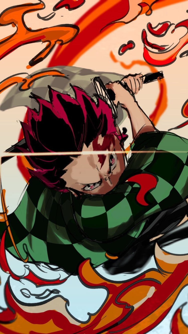 Descarga gratuita de fondo de pantalla para móvil de Animado, Demon Slayer: Kimetsu No Yaiba, Tanjiro Kamado.