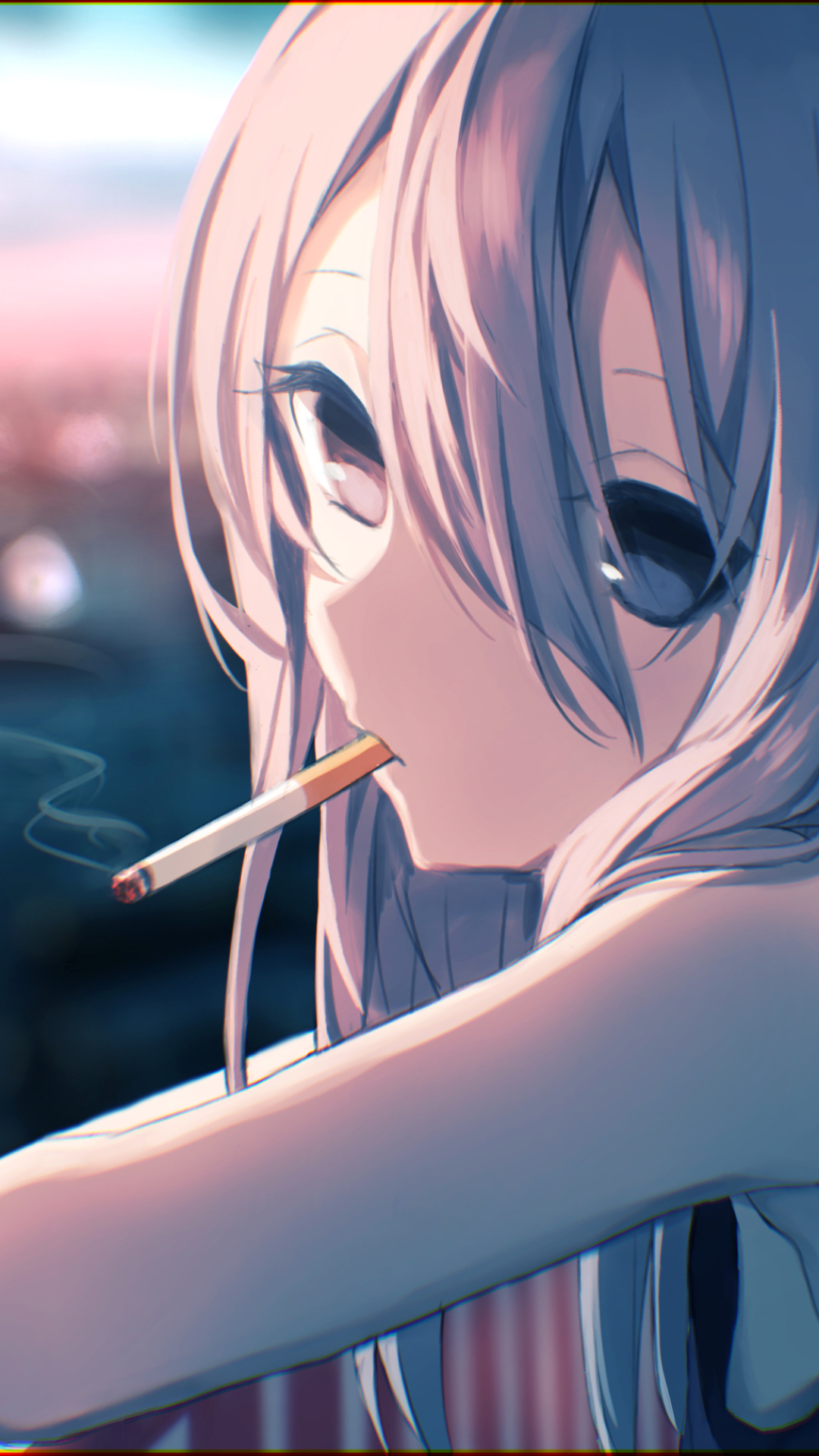 Baixar papel de parede para celular de Anime, Original, Cigarro gratuito.