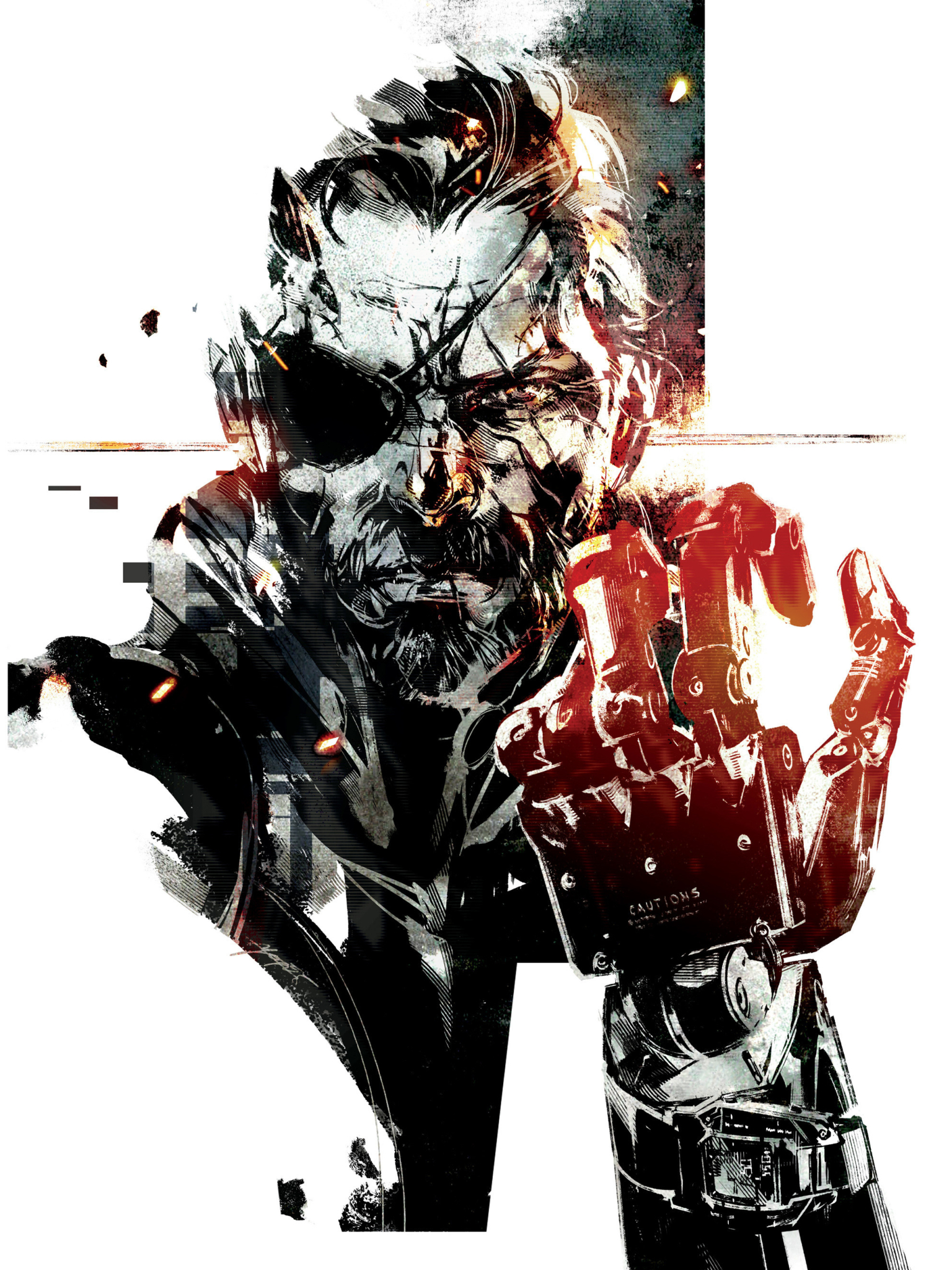 Скачать картинку Видеоигры, Метал Гир Твердый, Metal Gear Solid V: Призрачная Боль, Ядовитая Змея в телефон бесплатно.