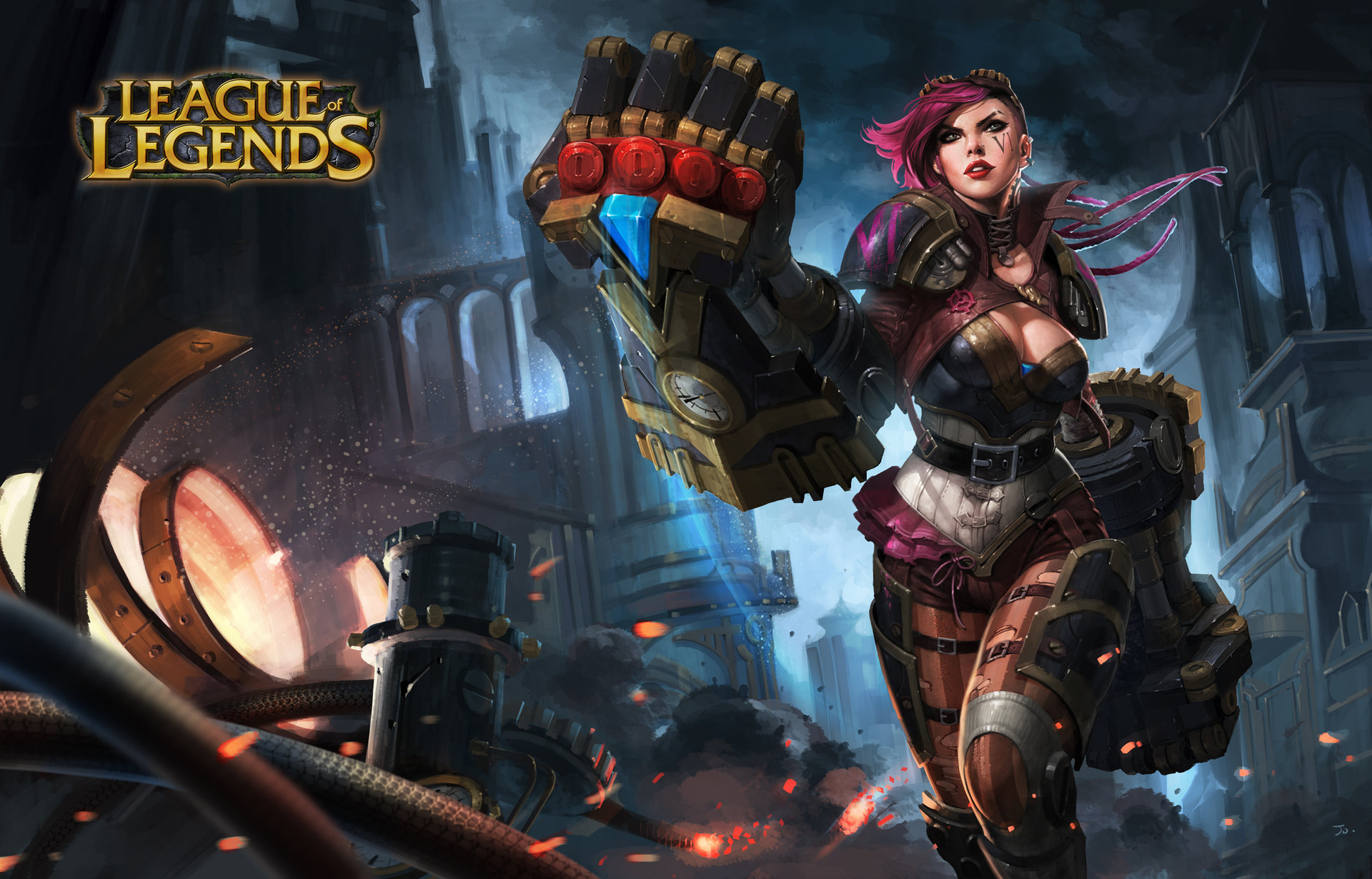 Download mobile wallpaper League Of Legends, Video Game, Vi (League Of Legends) for free.