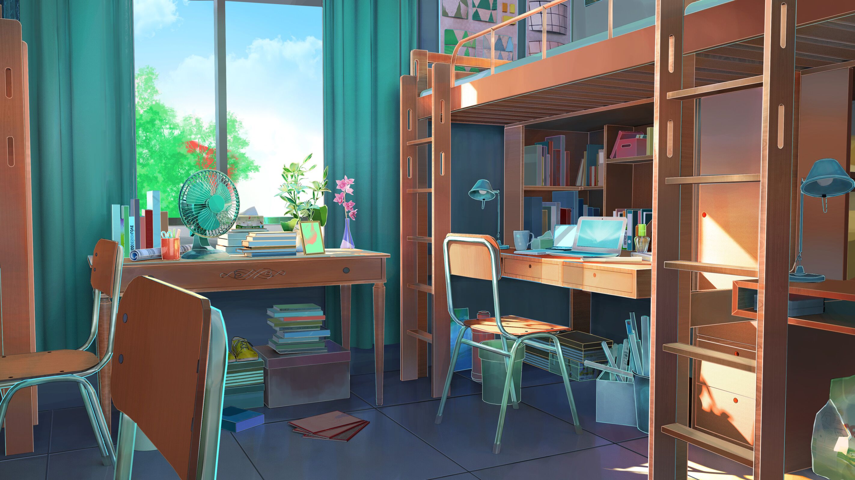 Free download wallpaper Anime, Room on your PC desktop