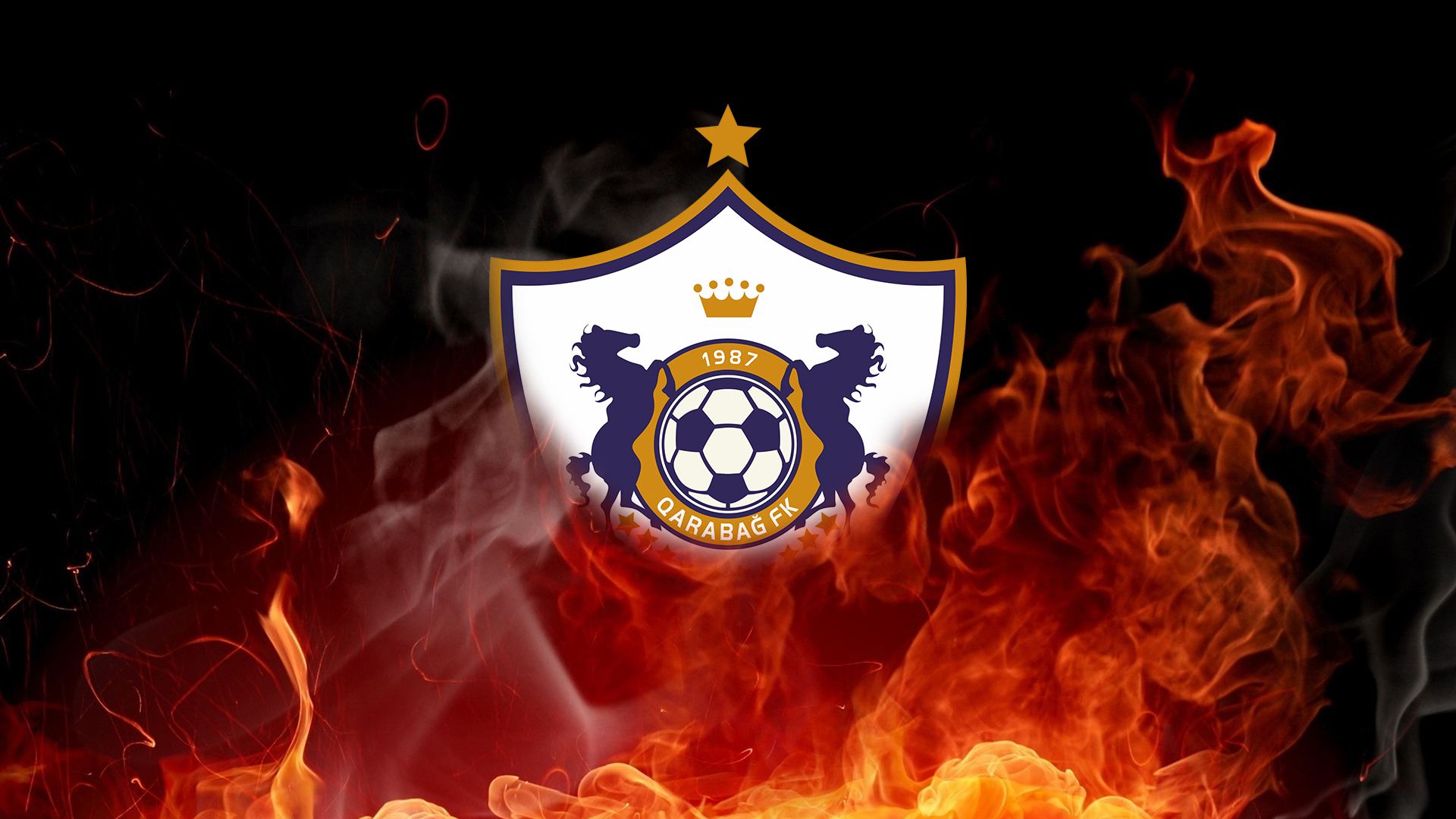 Handy-Wallpaper Sport, Fußball, Logo, Emblem, Karabağ Fk kostenlos herunterladen.