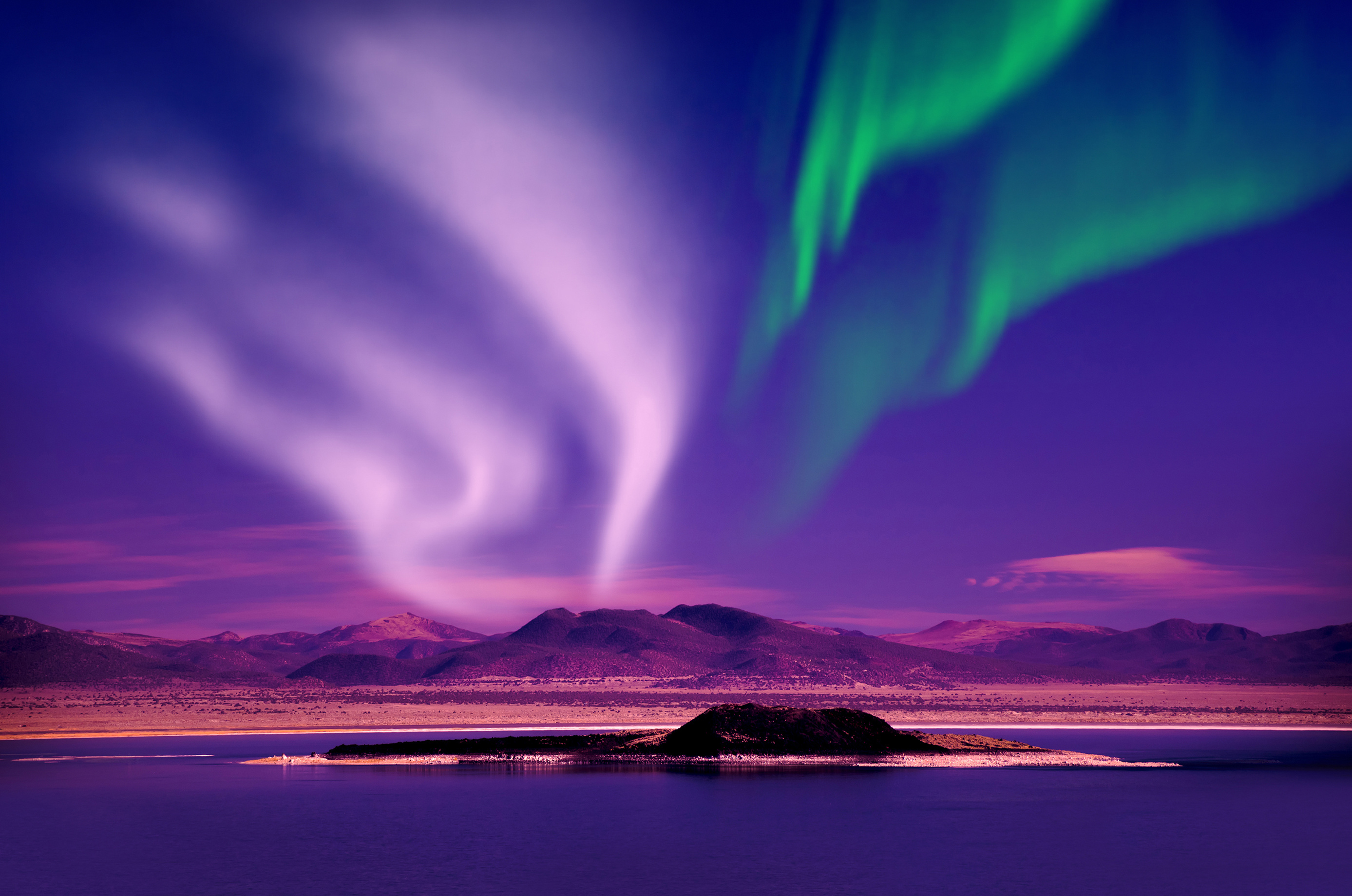 Download mobile wallpaper Nature, Sky, Night, Earth, Aurora Borealis, Norway for free.