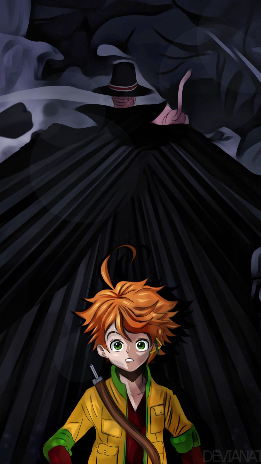 Download mobile wallpaper Anime, Emma (The Promised Neverland), The Promised Neverland, Leuvis (The Promised Neverland) for free.