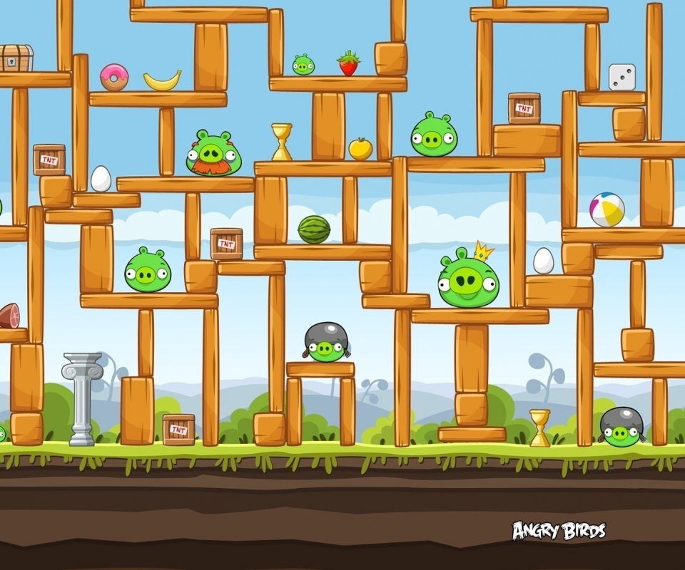Download mobile wallpaper Angry Birds, Video Game for free.