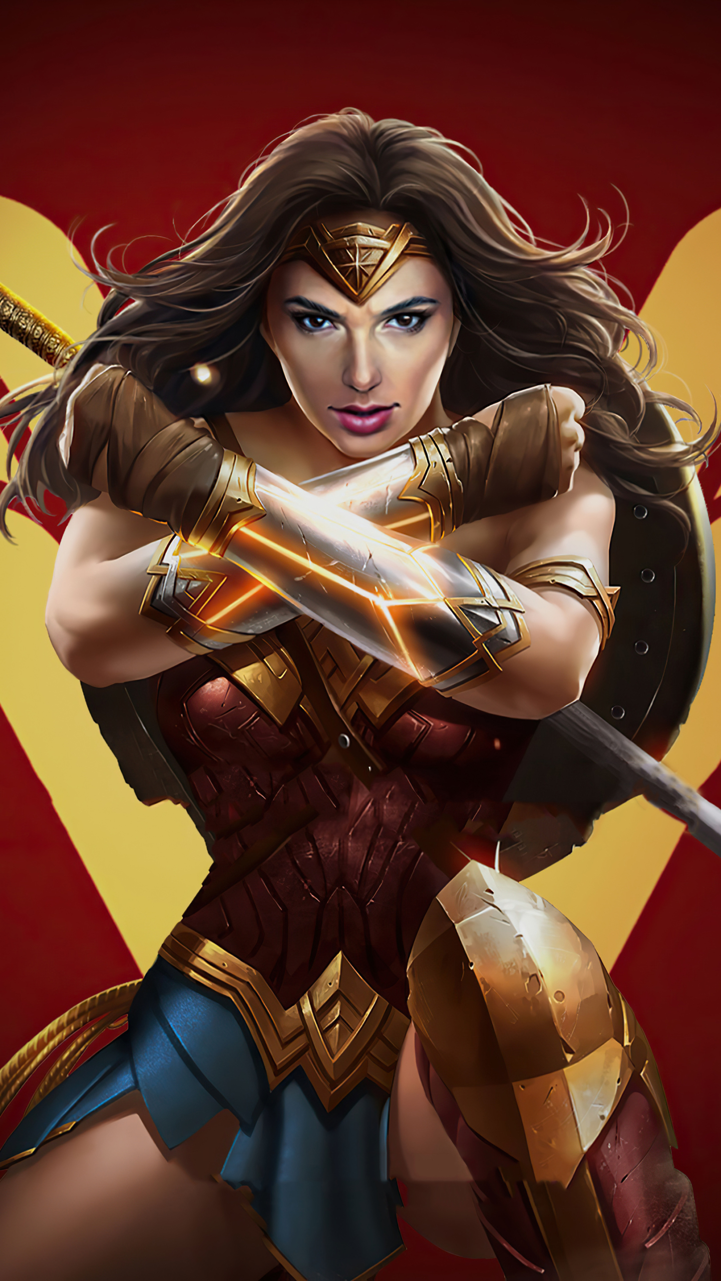 Handy-Wallpaper Filme, Dc Comics, Diana Prinz, Wonderwoman, Gal Gadot, Wonder Woman kostenlos herunterladen.