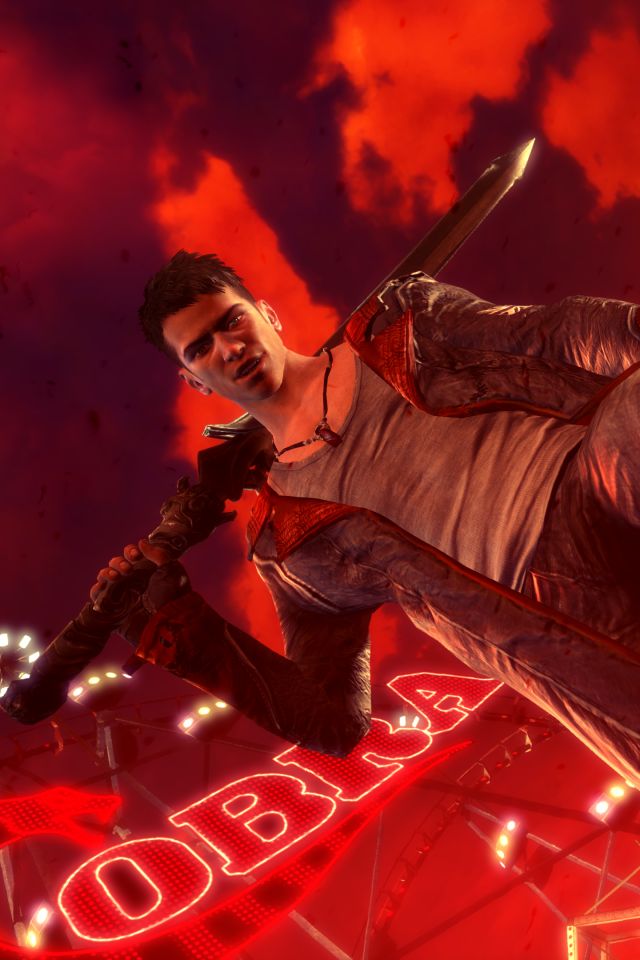 Handy-Wallpaper Devil May Cry, Computerspiele, Videospiel, Dante (Devil May Cry), Der Teufel Könnte Weinen, Dmc: Devil May Cry kostenlos herunterladen.