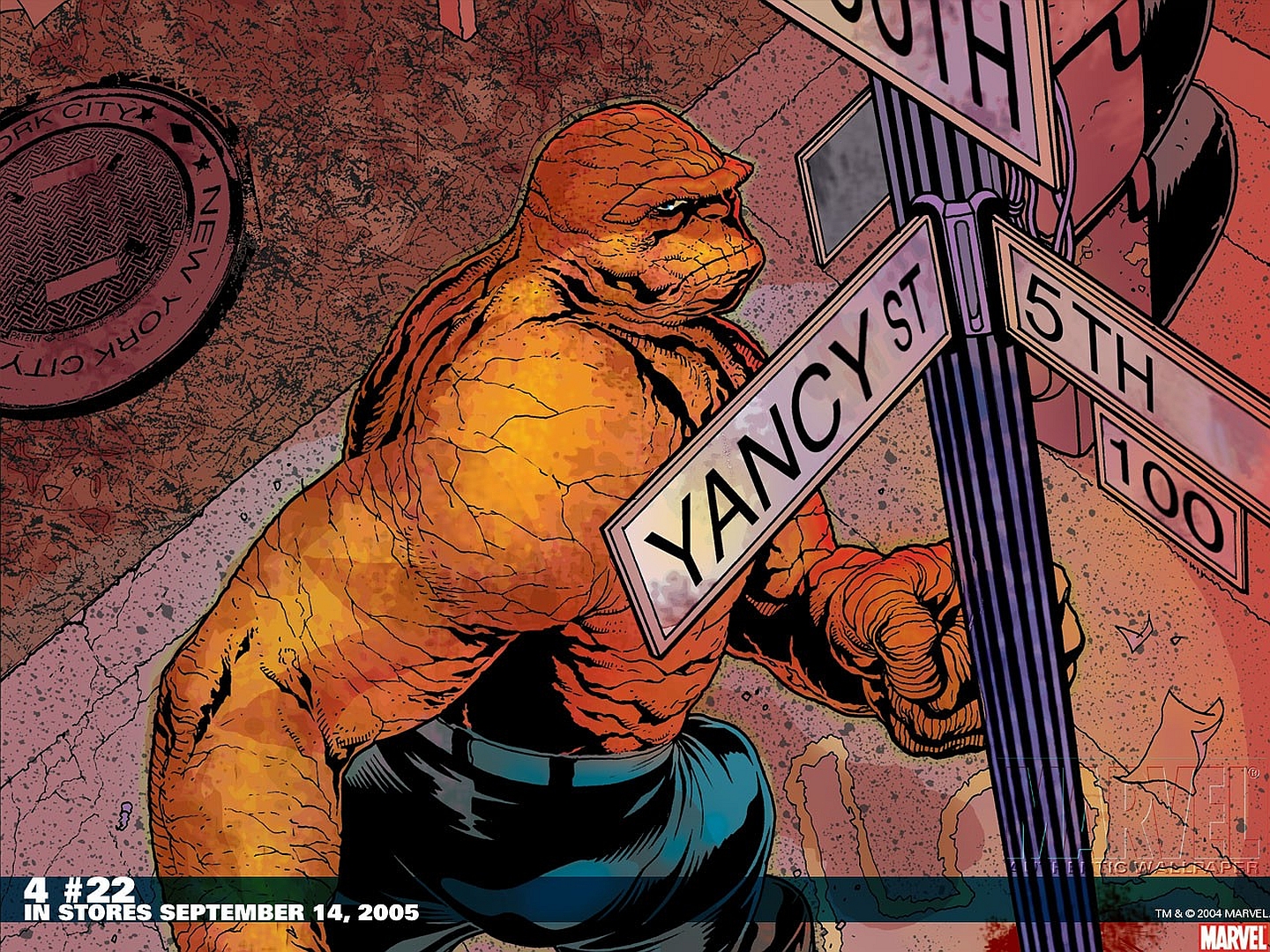 Laden Sie das Comics, Ding (Marvel Comics), Fantastic Four-Bild kostenlos auf Ihren PC-Desktop herunter