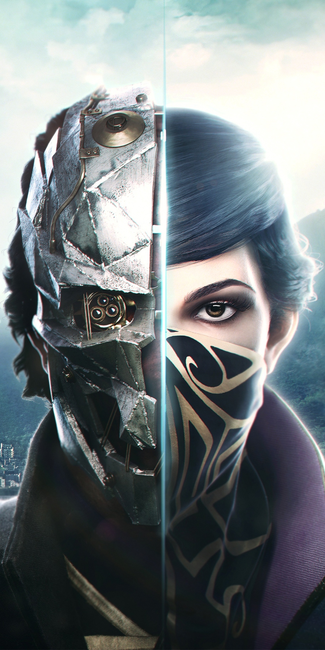 Download mobile wallpaper Dishonored, Video Game, Corvo Attano, Dishonored 2, Emily Kaldwin for free.