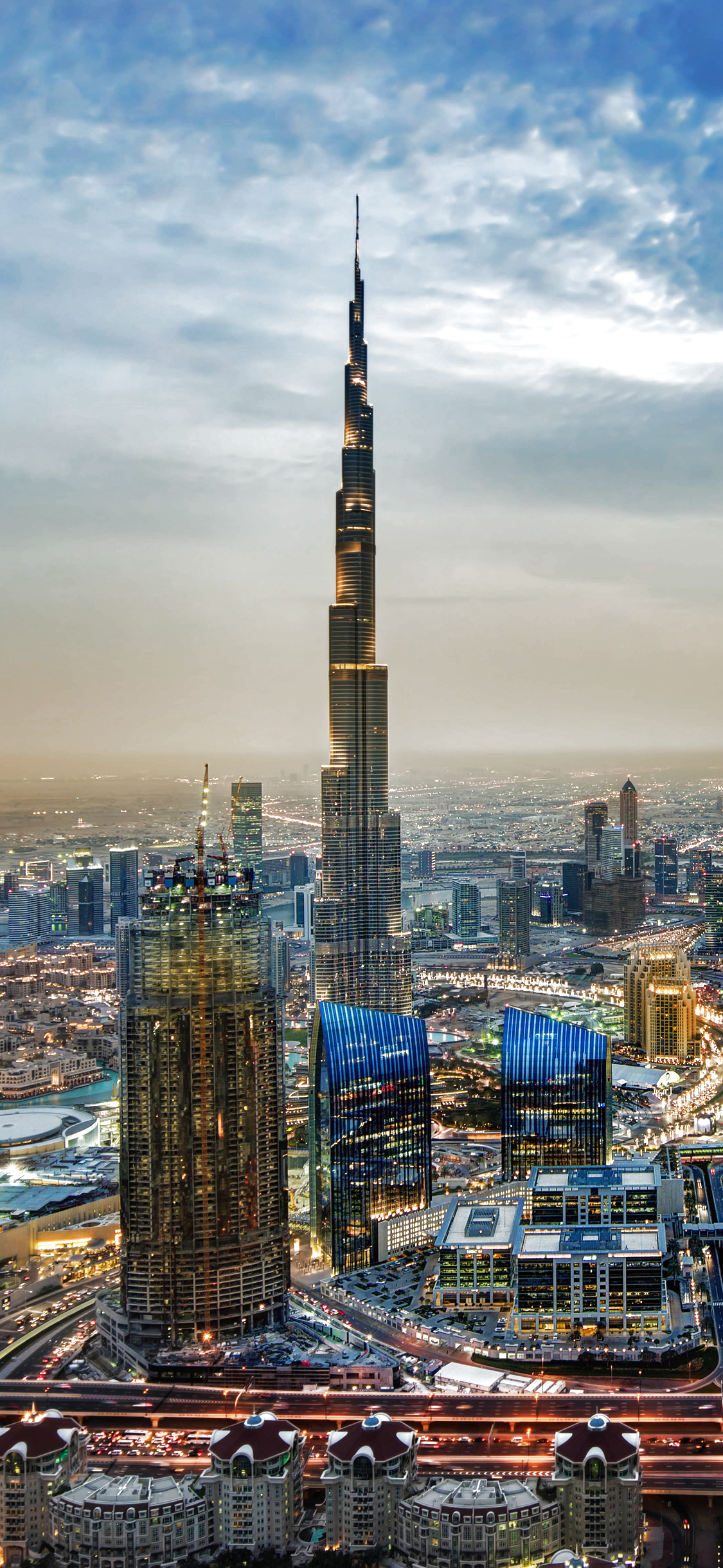 burj khalifa, dubai, man made, city, horizon, united arab emirates, cityscape, skyscraper, building, cities