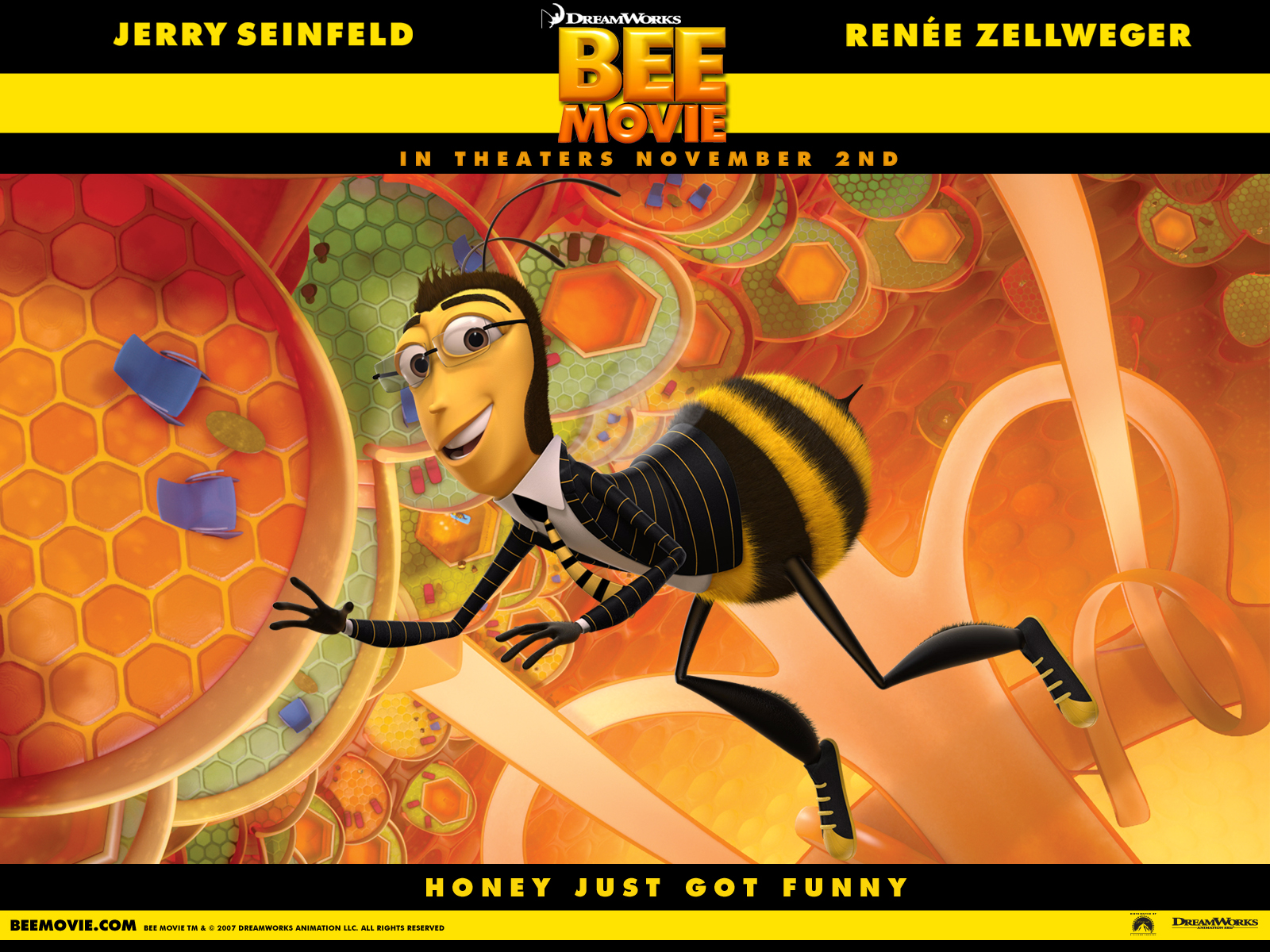 639559 baixar papel de parede filme, bee movie: a história de uma abelha - protetores de tela e imagens gratuitamente
