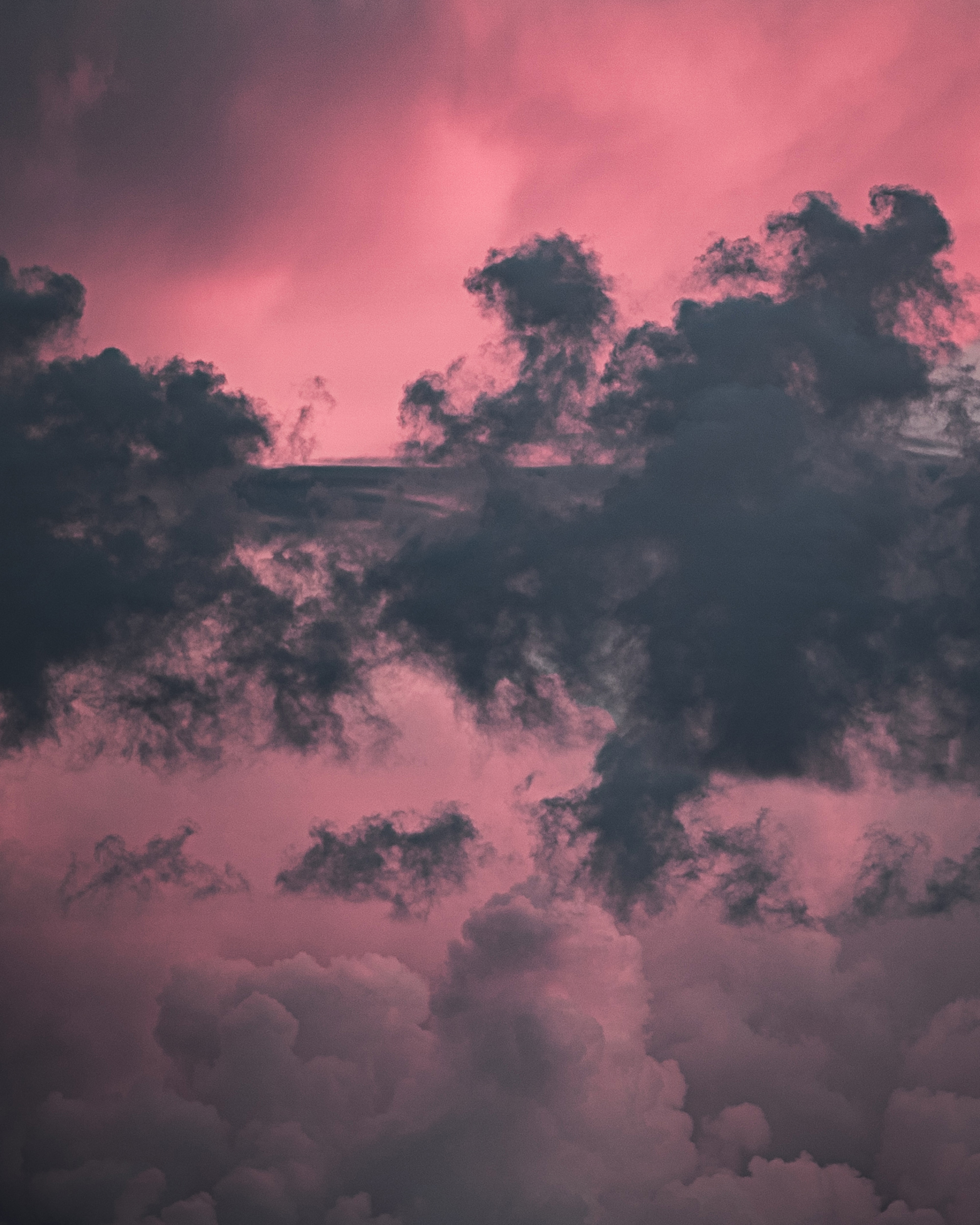 Скачать обои бесплатно Облака, Природа, Небо, Сумерки, Фиолетовый картинка на рабочий стол ПК