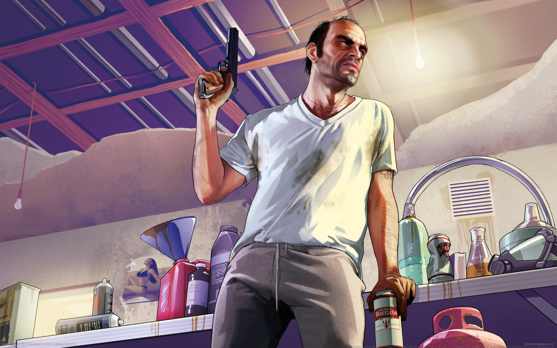 Download mobile wallpaper Trevor Philips, Grand Theft Auto V, Grand Theft Auto, Video Game for free.