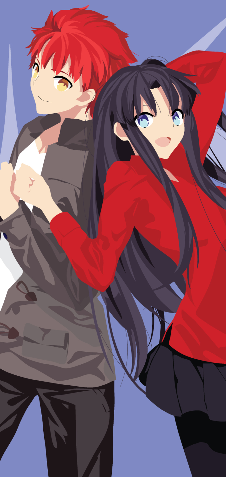 Descarga gratuita de fondo de pantalla para móvil de Animado, Shiro Emiya, Fate/stay Night: Unlimited Blade Works, Rin Tohsaka, Serie Del Destino.