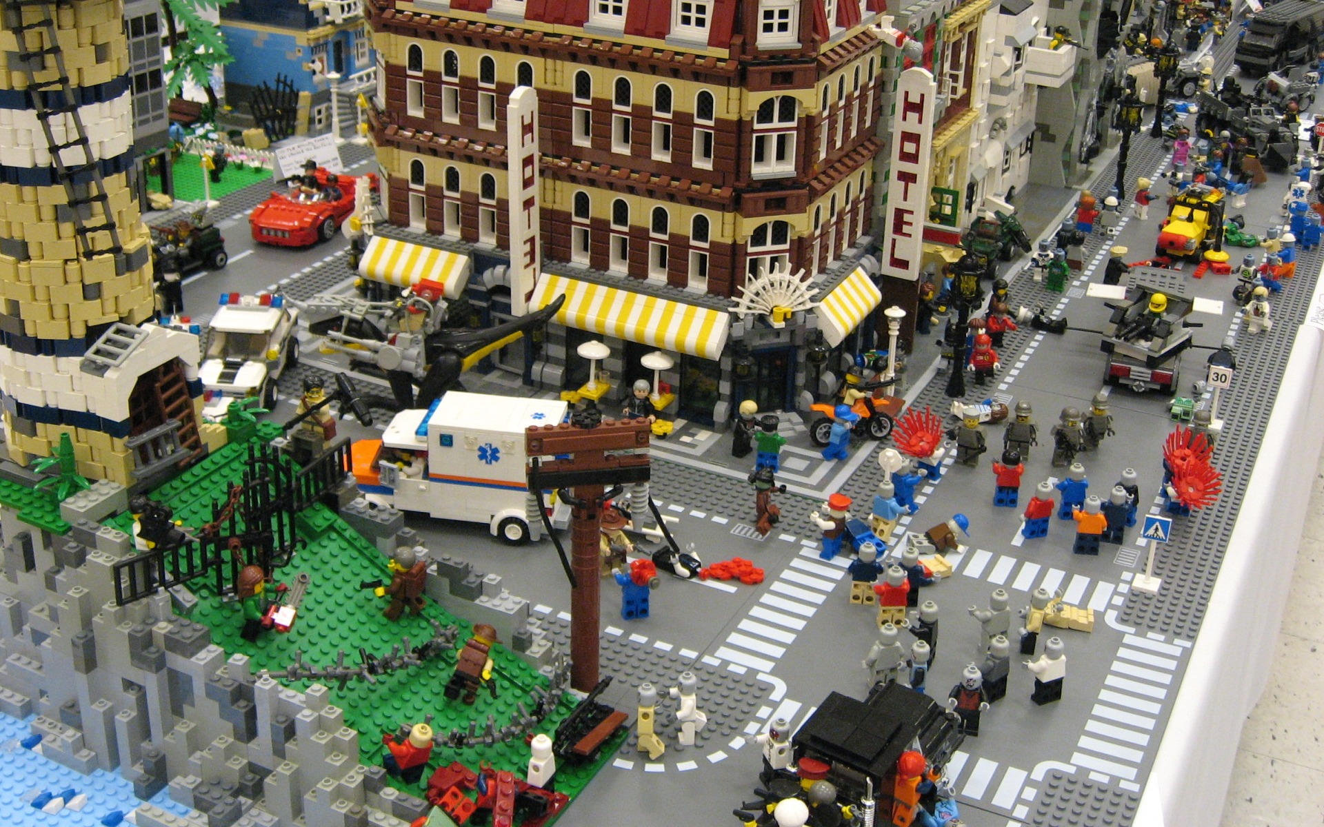 Descarga gratuita de fondo de pantalla para móvil de Lego, Productos, Ciudad.