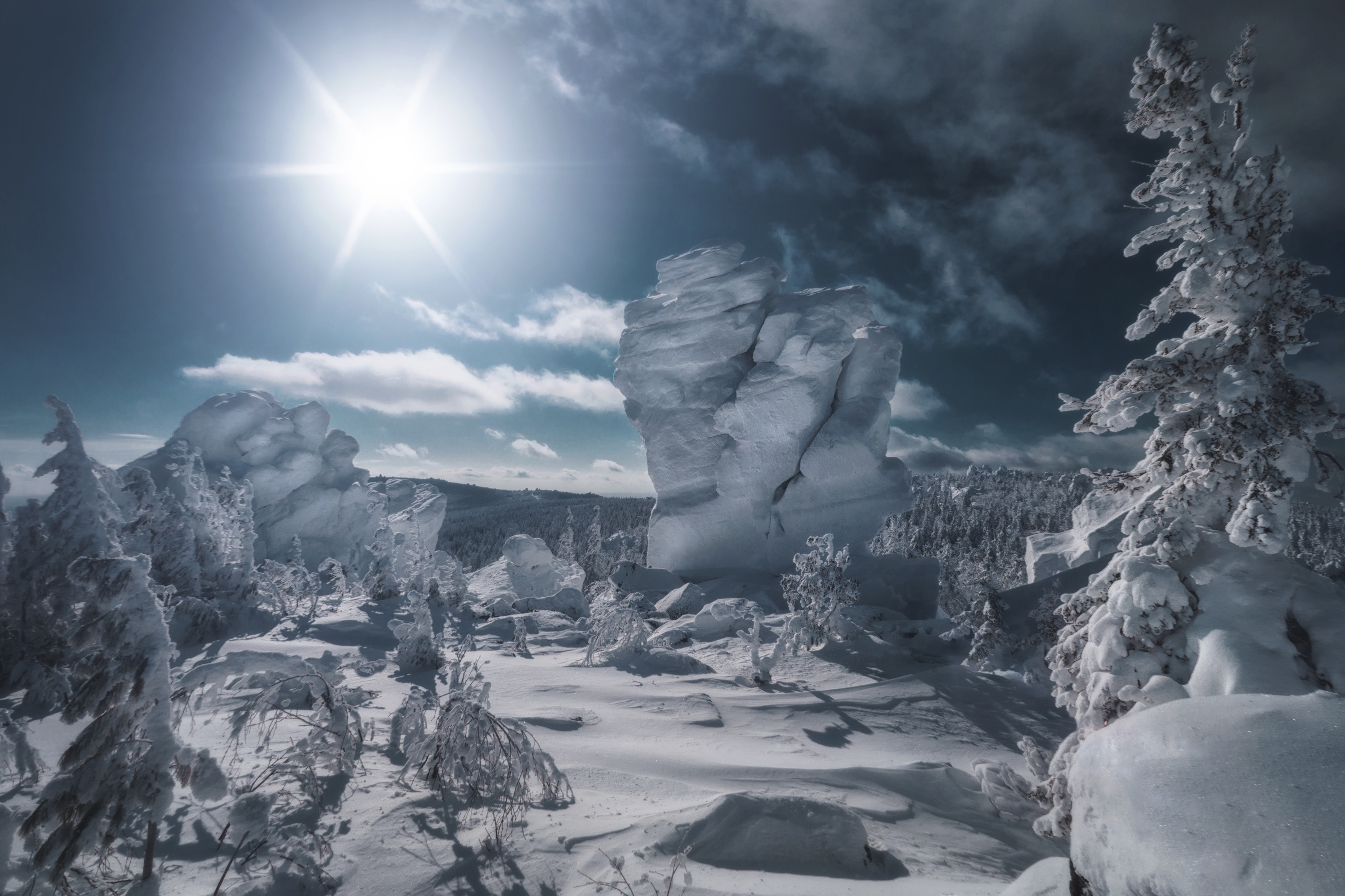 Free download wallpaper Landscape, Winter, Nature, Snow, Earth on your PC desktop