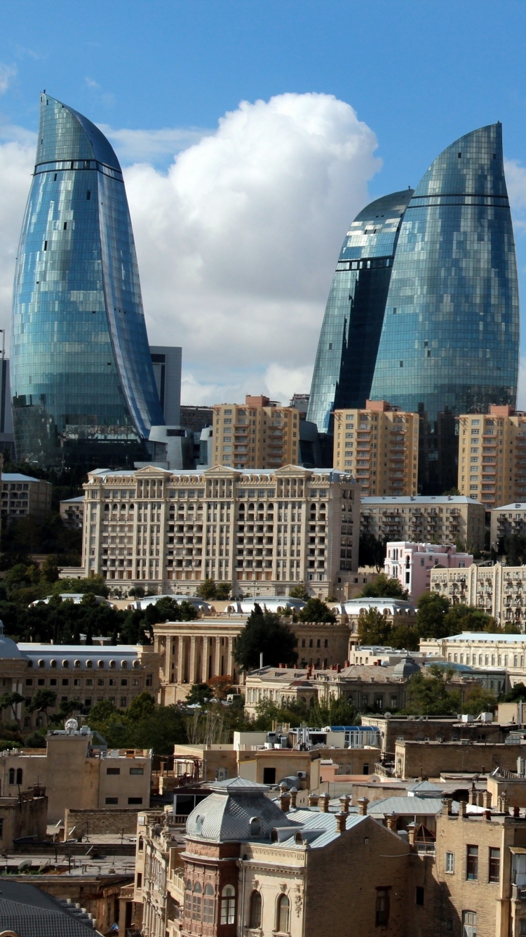Descarga gratuita de fondo de pantalla para móvil de Ciudades, Hecho Por El Hombre, Azerbaiyán, Bakú.