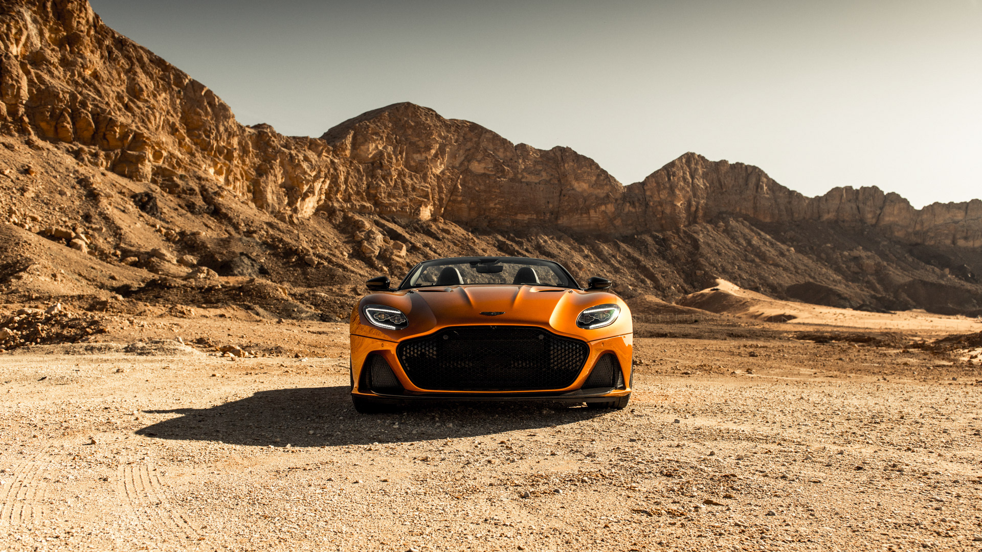 Download mobile wallpaper Aston Martin, Car, Cabriolet, Supercar, Vehicles, Orange Car, Aston Martin Dbs Superleggera for free.