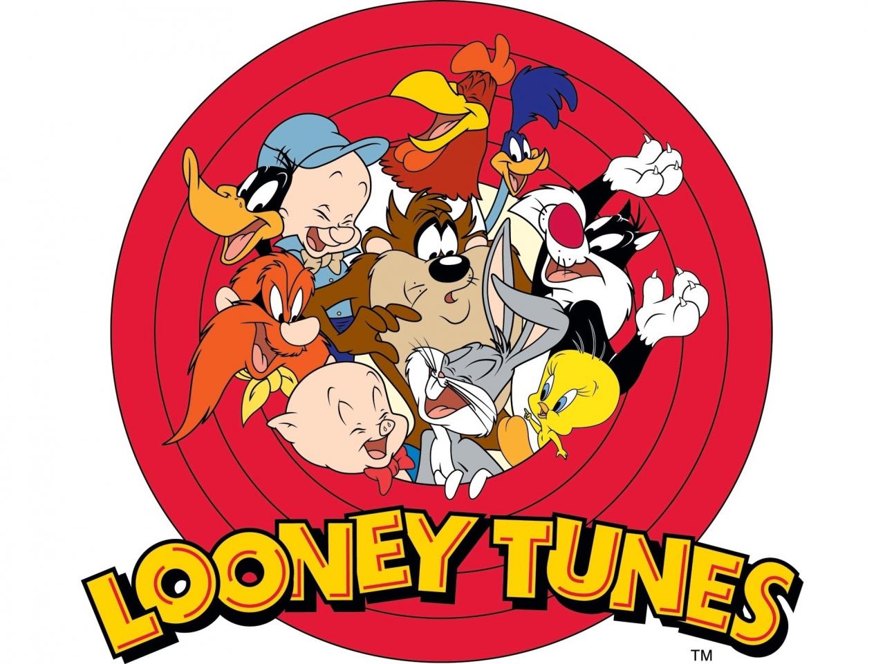 1478840 descargar fondo de pantalla looney tunes, cerdo porky, demonio de tasmania (looney tunes), series de televisión, bugs bunny, pato lucas, elmer fudd, correcaminos, silvestre (looney tunes), piolín: protectores de pantalla e imágenes gratis