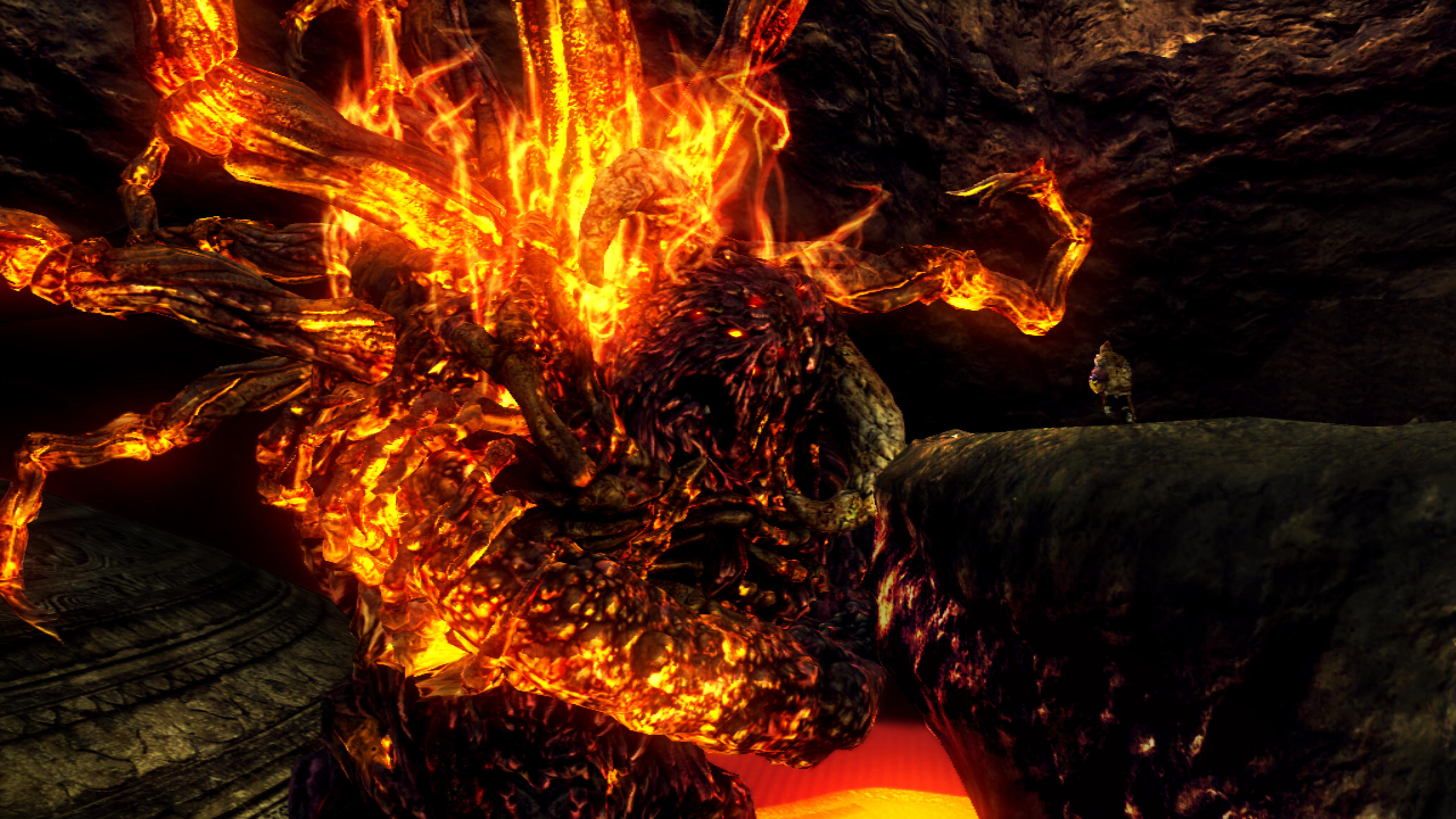 Download mobile wallpaper Dark Souls, Fire, Video Game for free.