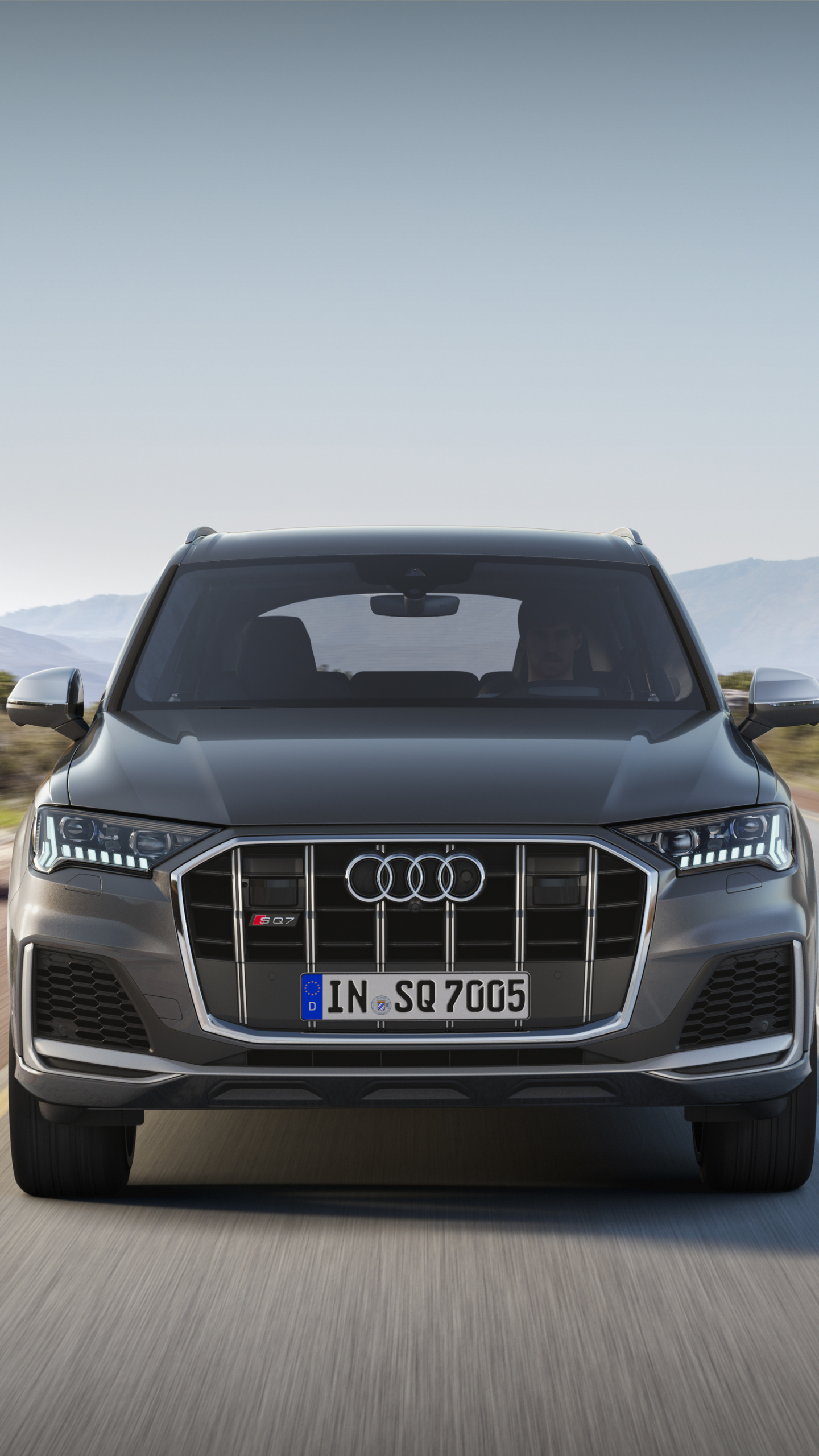 Download mobile wallpaper Audi, Car, Suv, Audi Q7, Vehicle, Vehicles, Silver Car for free.
