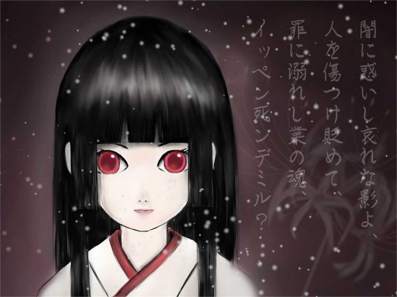 Free download wallpaper Anime, Jigoku Shōjo on your PC desktop