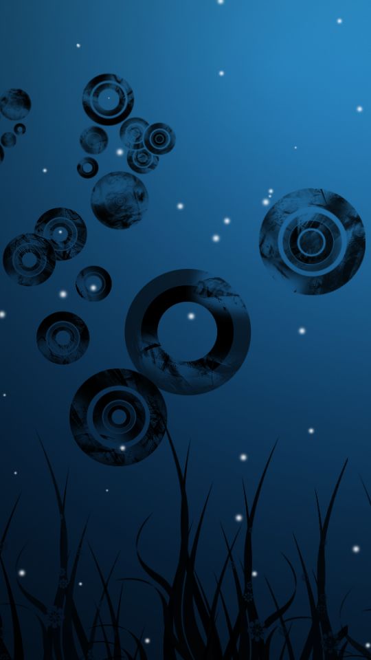 Download mobile wallpaper Abstract, Grass, Bubble for free.