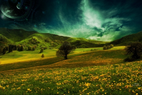 Laden Sie das Landschaft, Science Fiction-Bild kostenlos auf Ihren PC-Desktop herunter