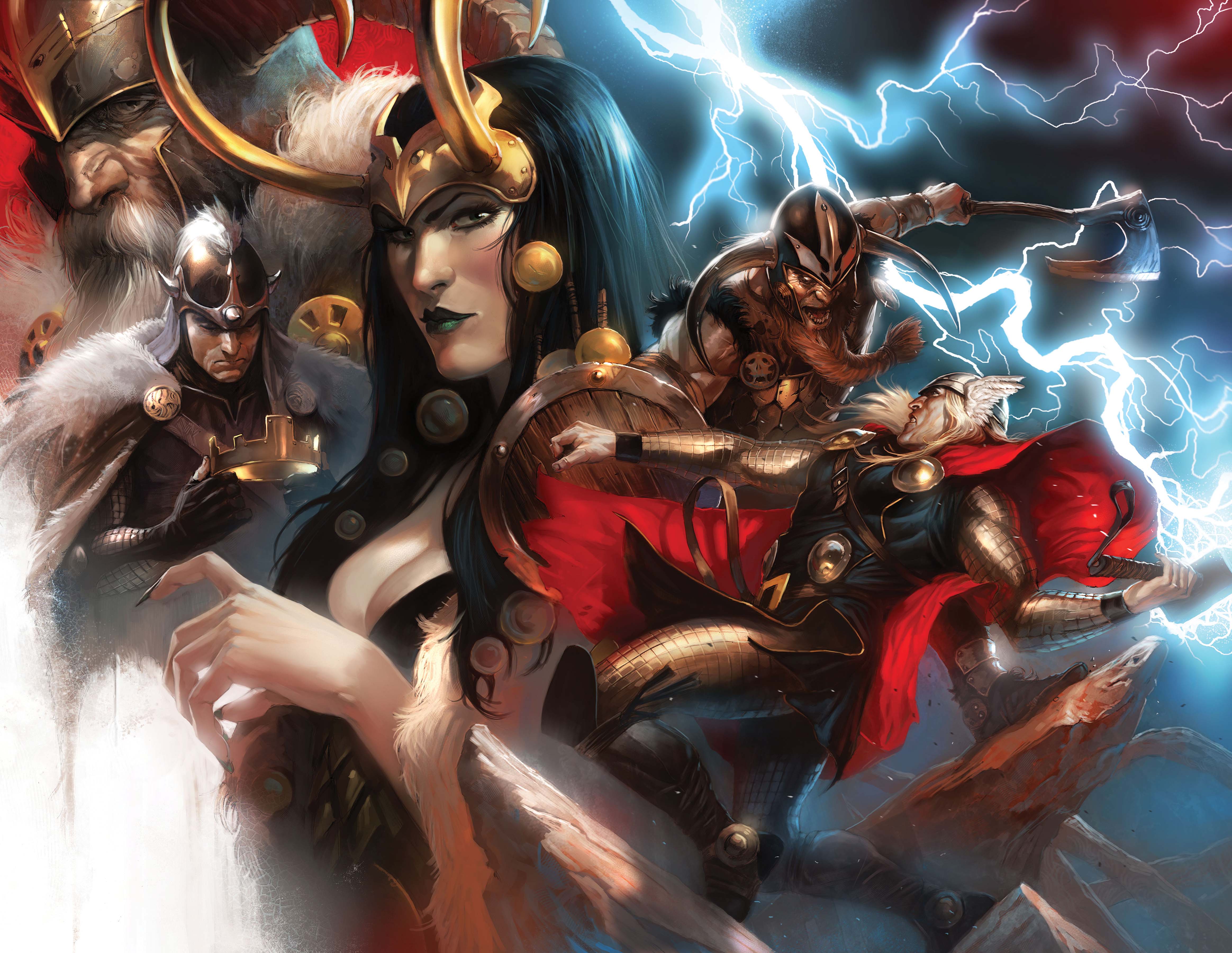 Handy-Wallpaper Comics, Thor kostenlos herunterladen.