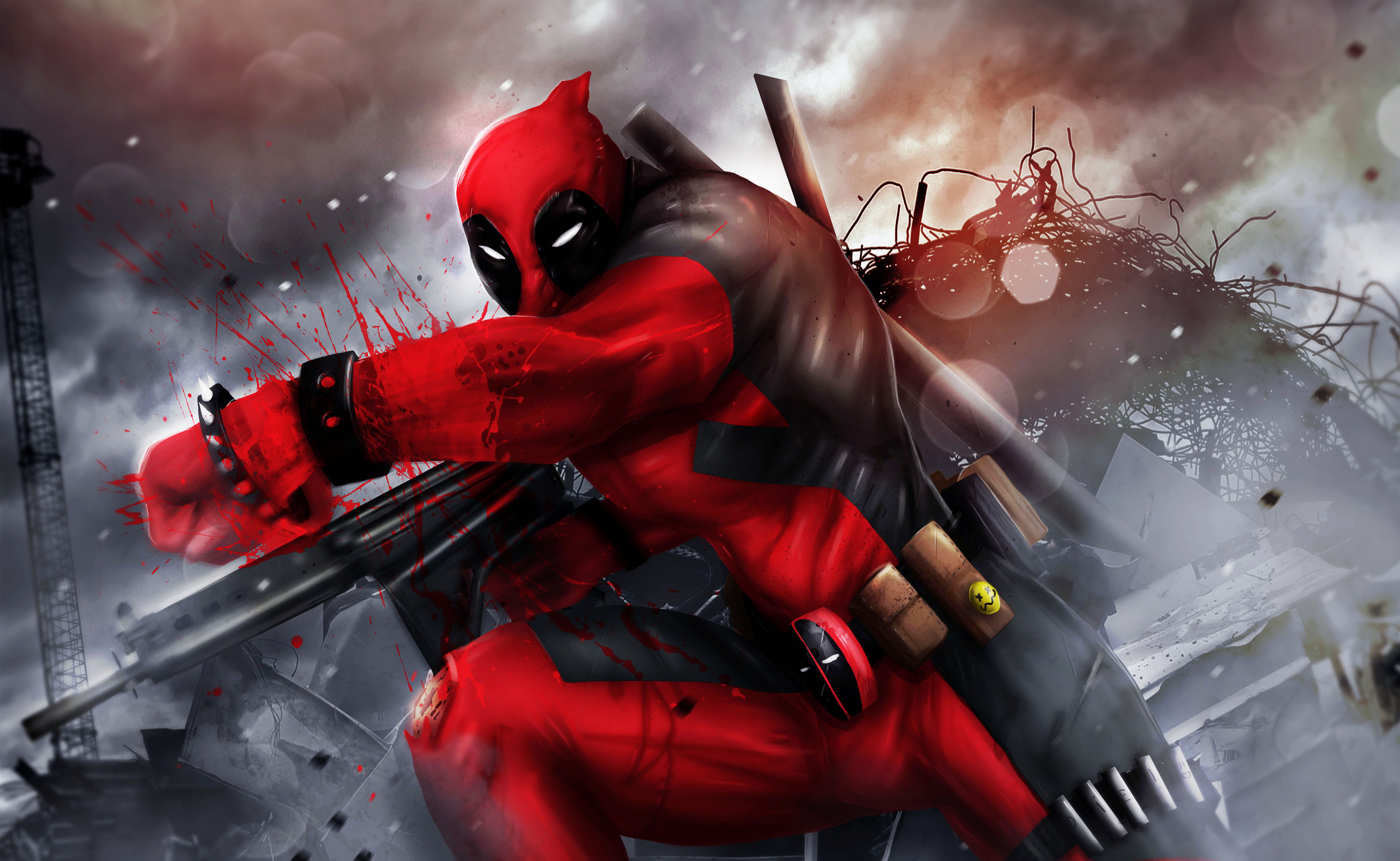 Handy-Wallpaper Deadpool, Comics, Söldner Mit Einem Mund kostenlos herunterladen.