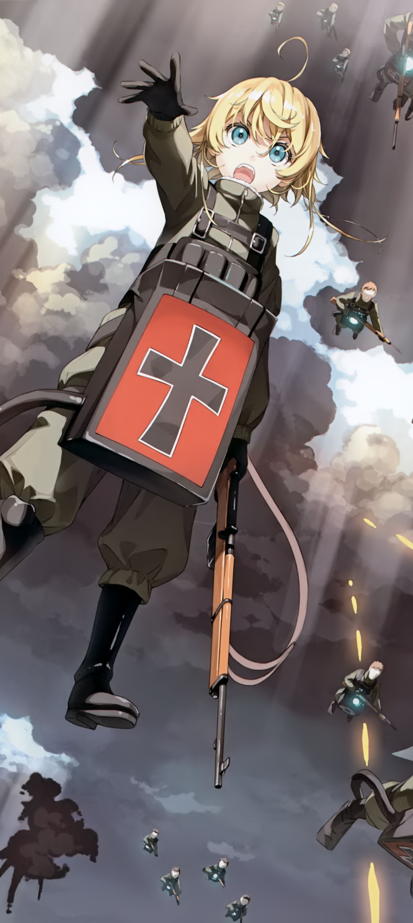 Téléchargez des papiers peints mobile Animé, Youjo Senki, Tanya Degurechaff gratuitement.