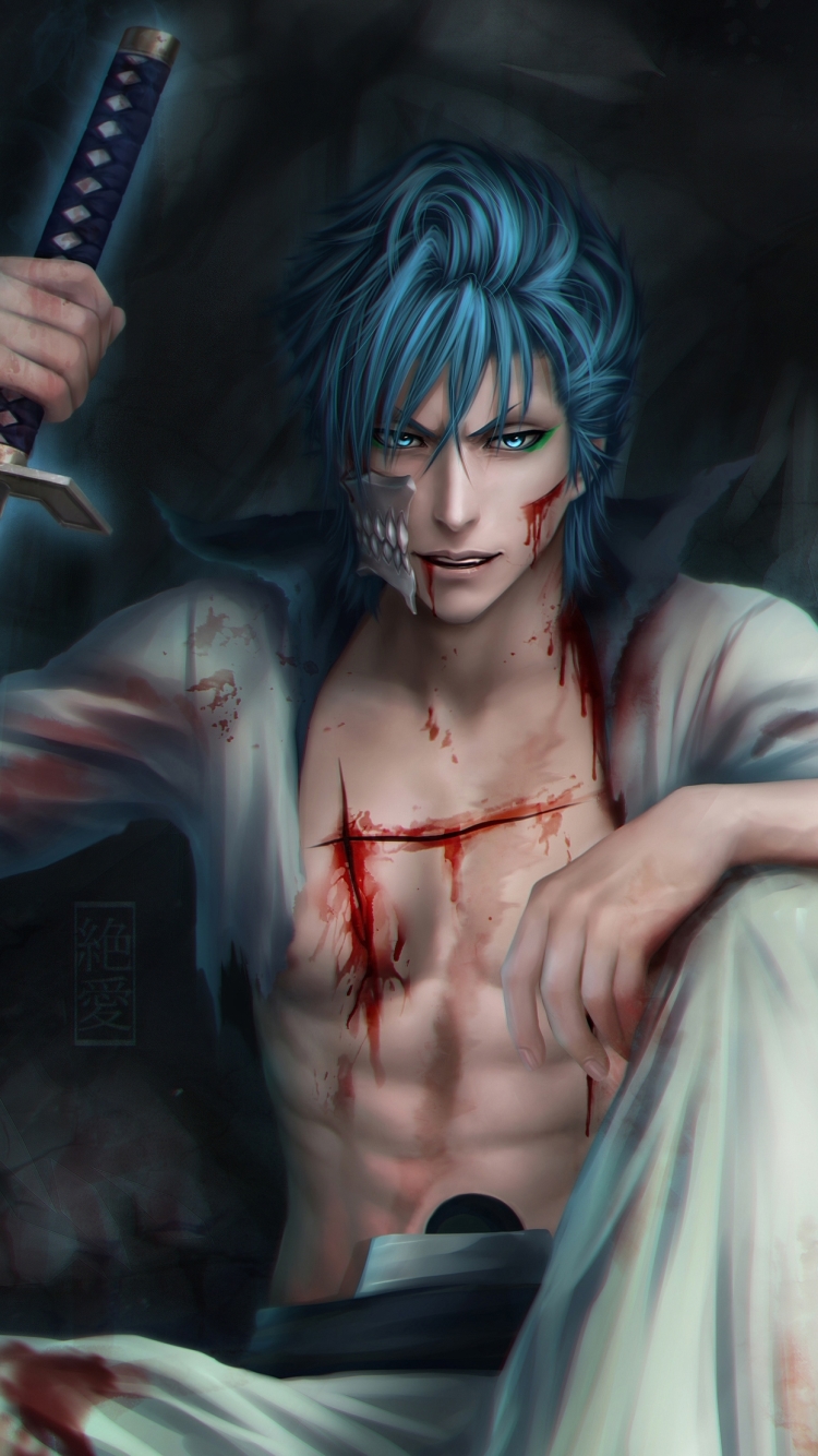 Download mobile wallpaper Anime, Bleach, Grimmjow Jaegerjaquez for free.