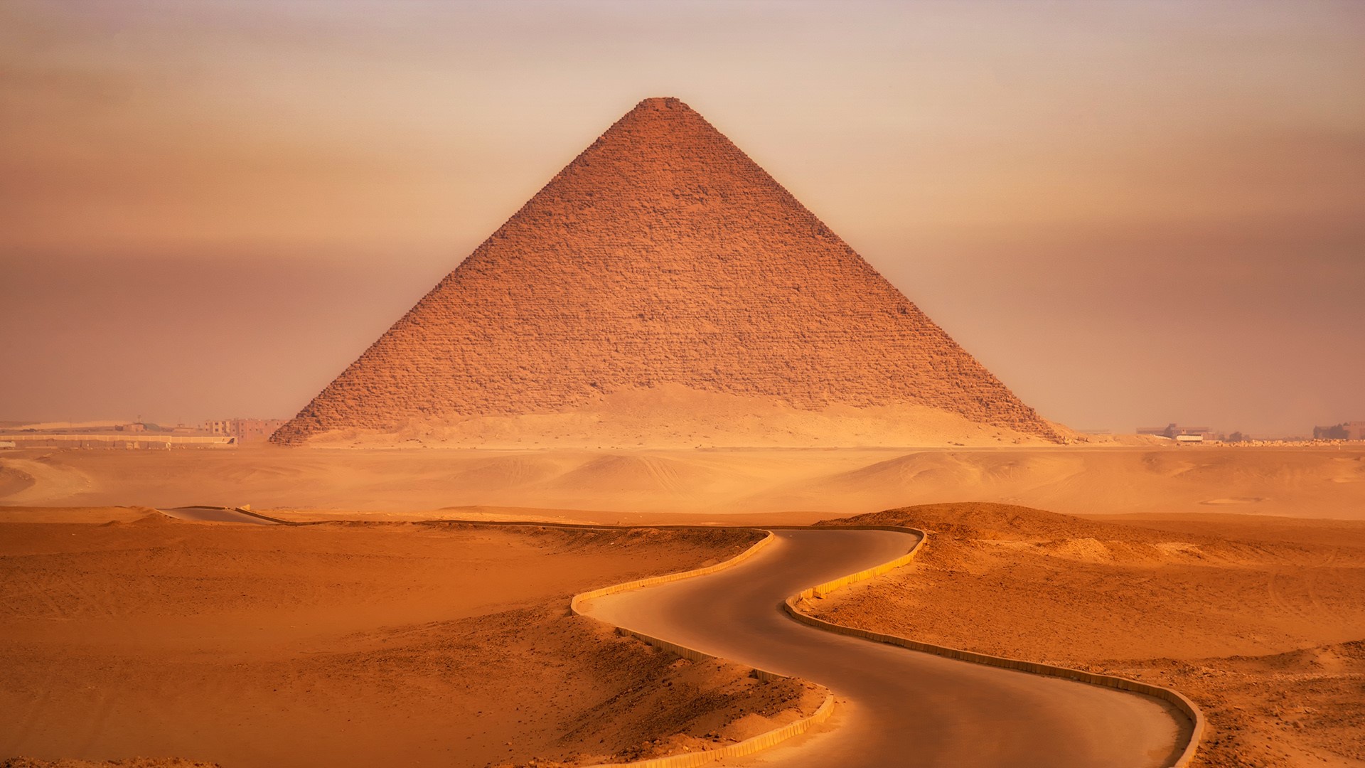 Скачать картинку Песок, Пустыня, Пирамида, Сделано Человеком в телефон бесплатно.