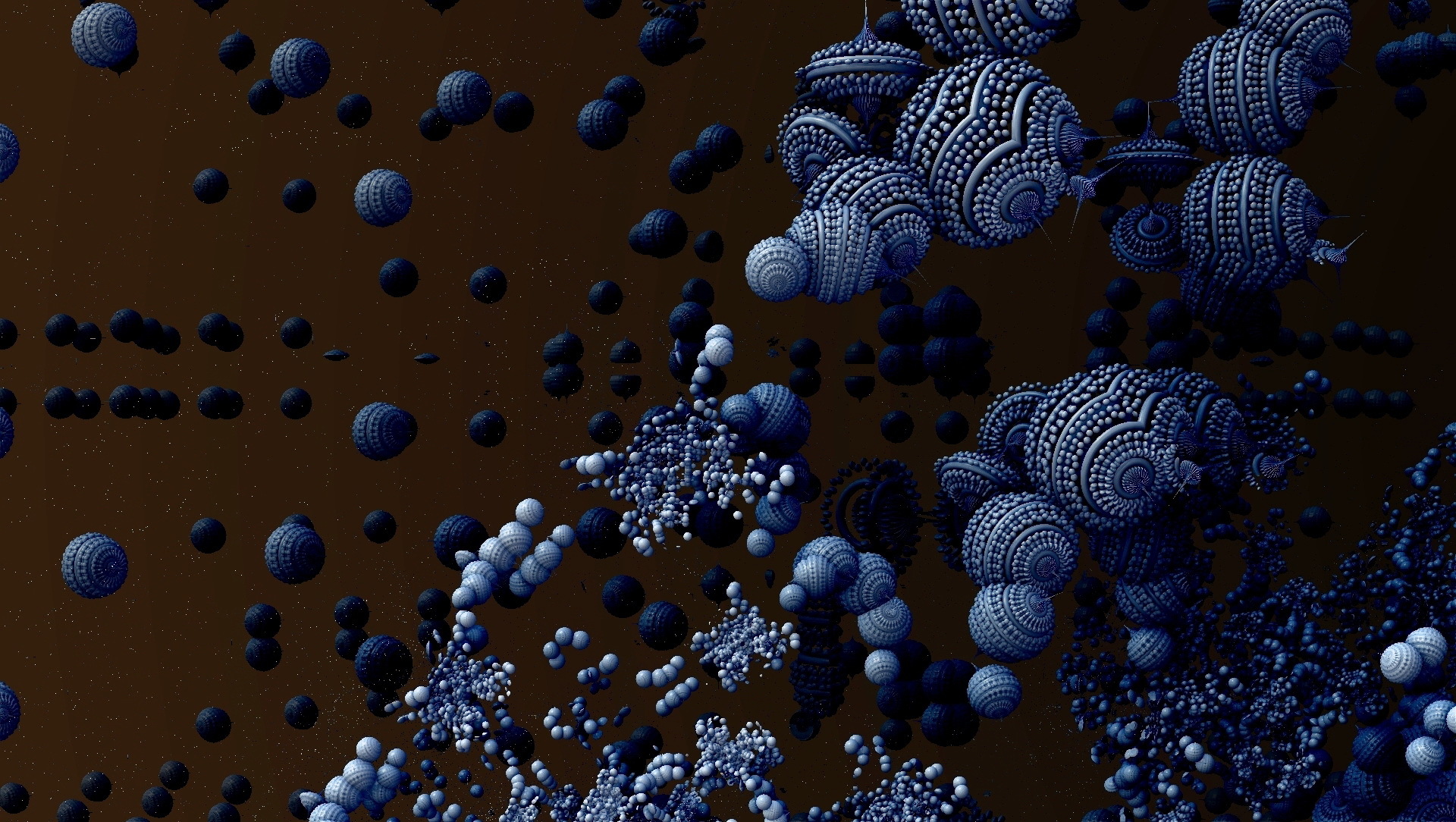 Download mobile wallpaper Abstract, Fractal, Ball, Shapes for free.