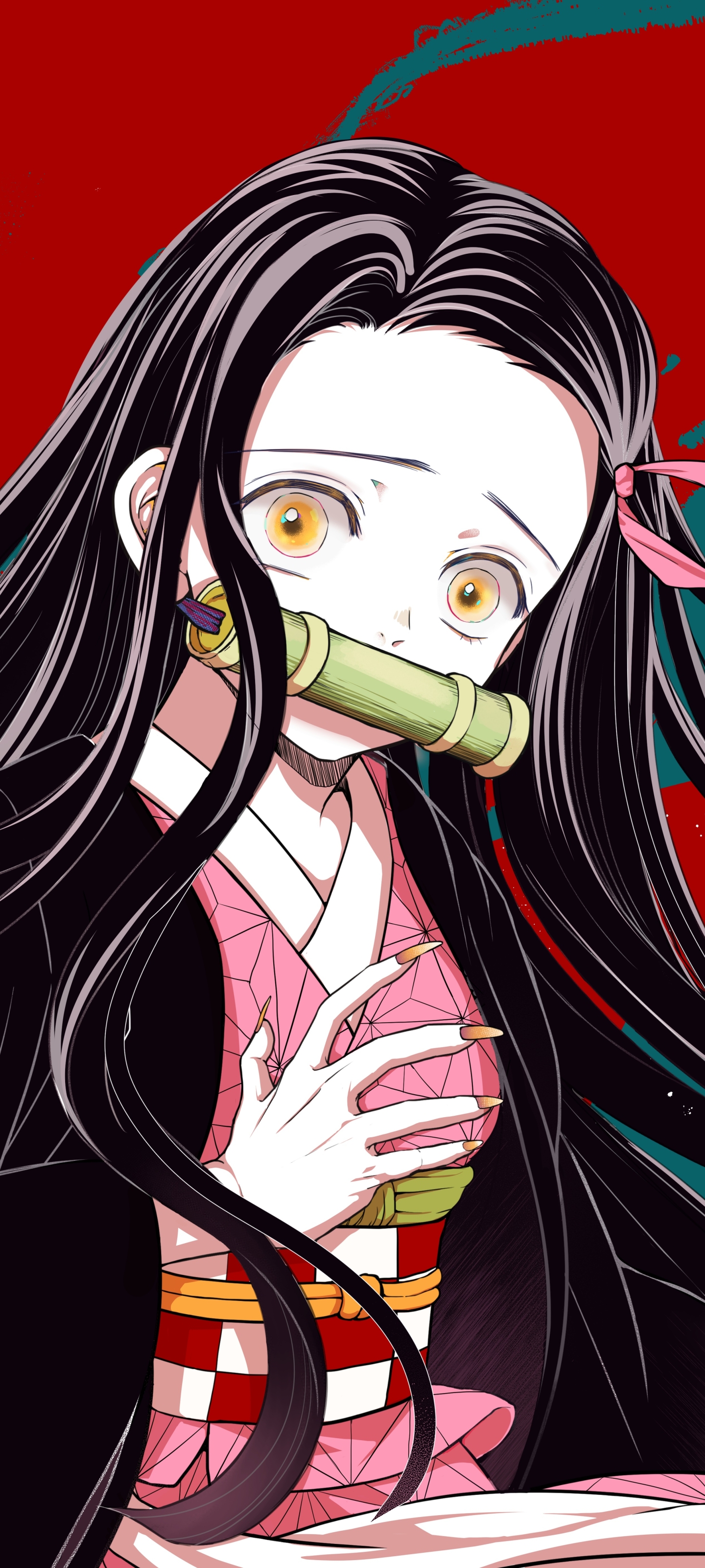 Descarga gratuita de fondo de pantalla para móvil de Animado, Nezuko Kamado, Demon Slayer: Kimetsu No Yaiba.