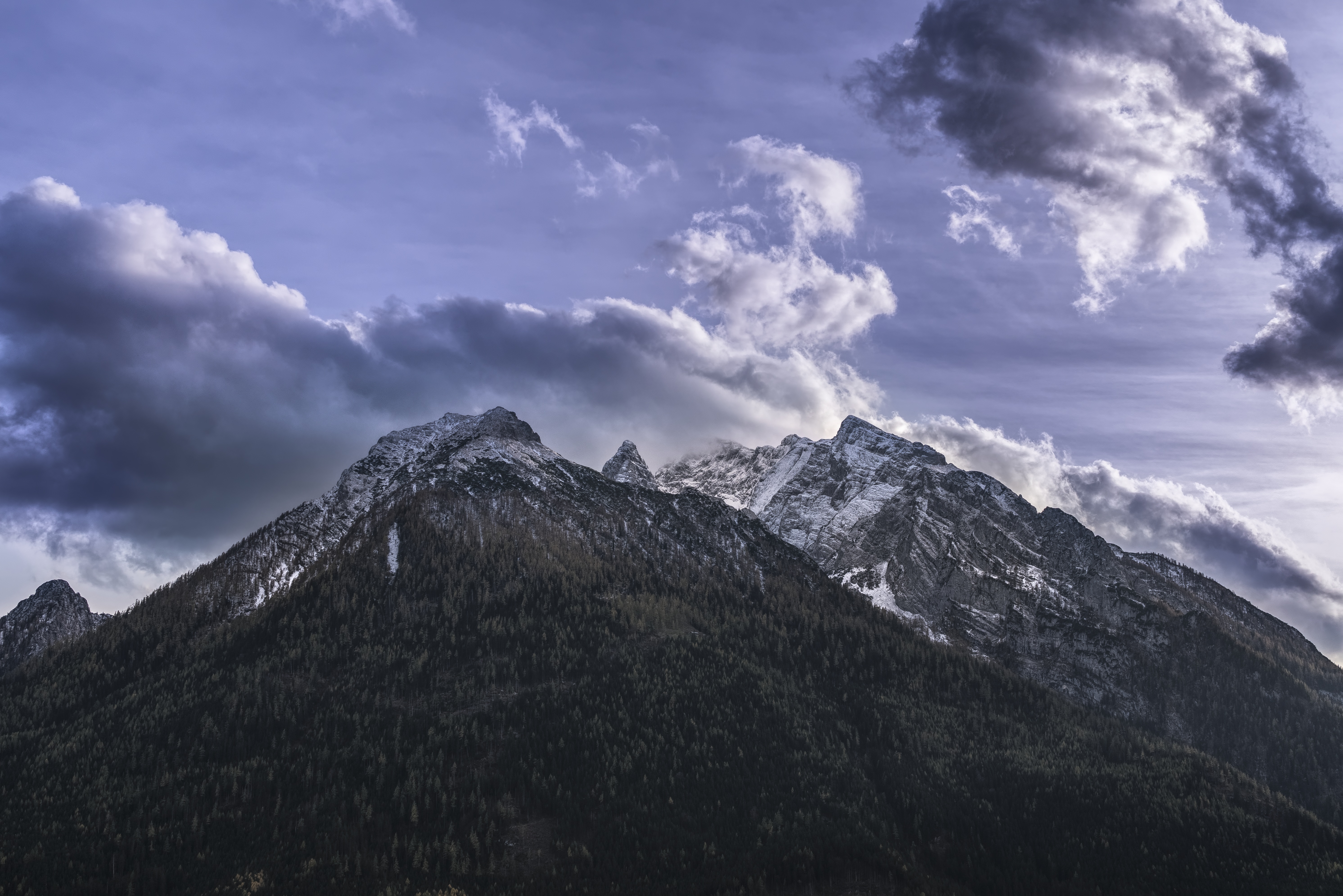 Free download wallpaper Sky, Vertex, Nature, Clouds, Top, Mountains on your PC desktop